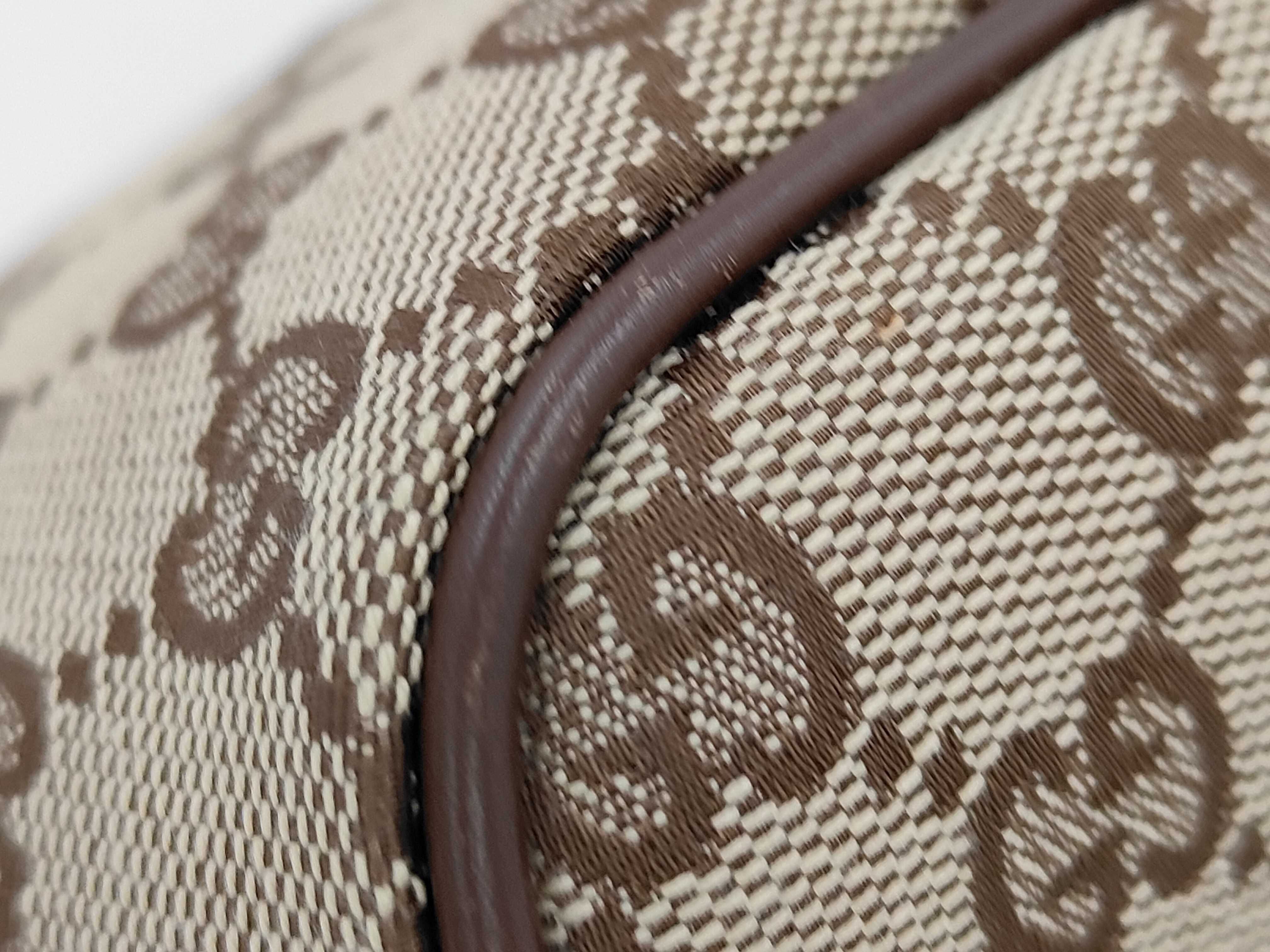 GG Canvas Accessory Pouch, Brown, 07198 (Pouch) — view 4