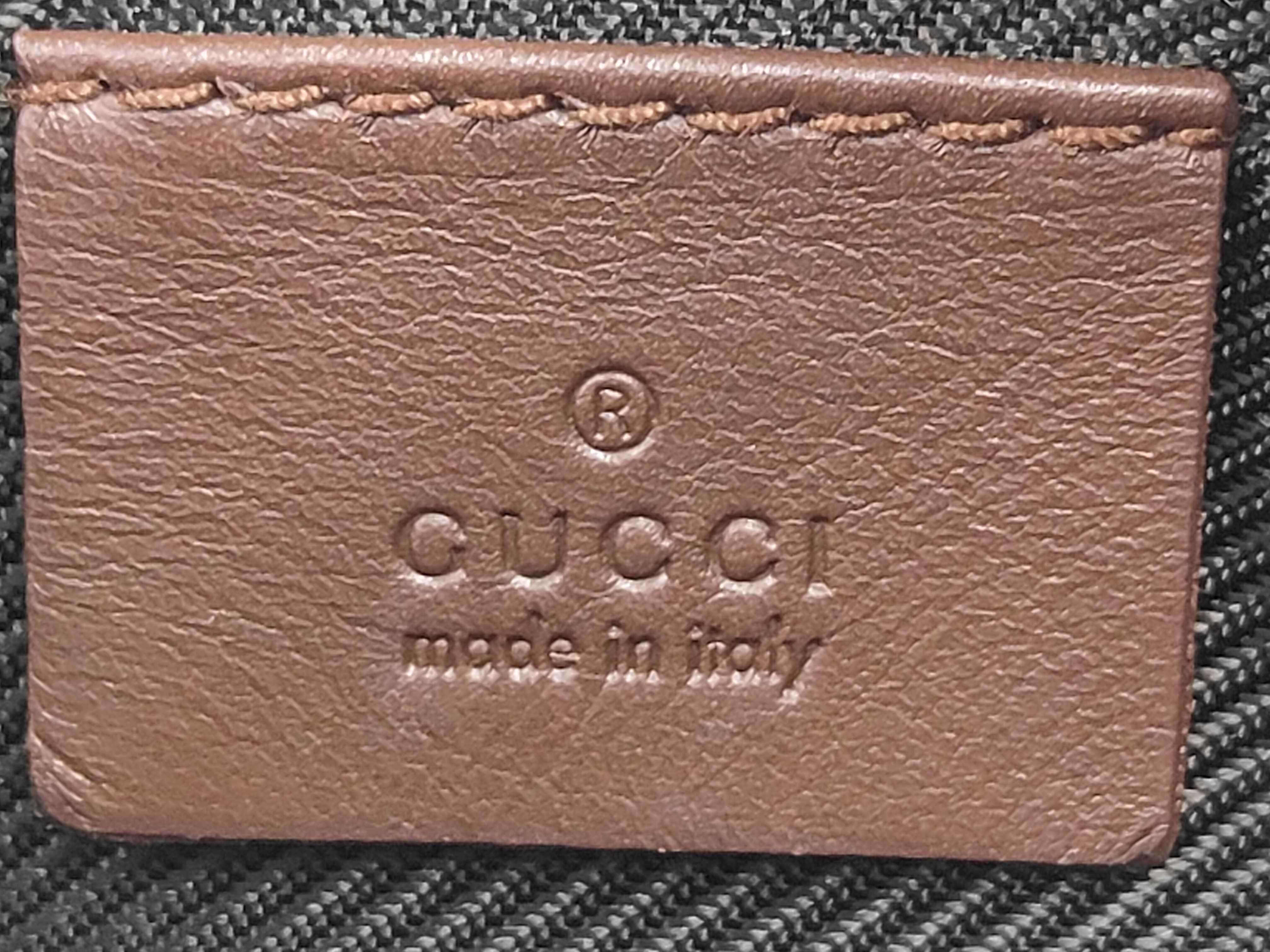 GG Canvas Accessory Pouch, Brown, 07198 (Pouch) — view 9