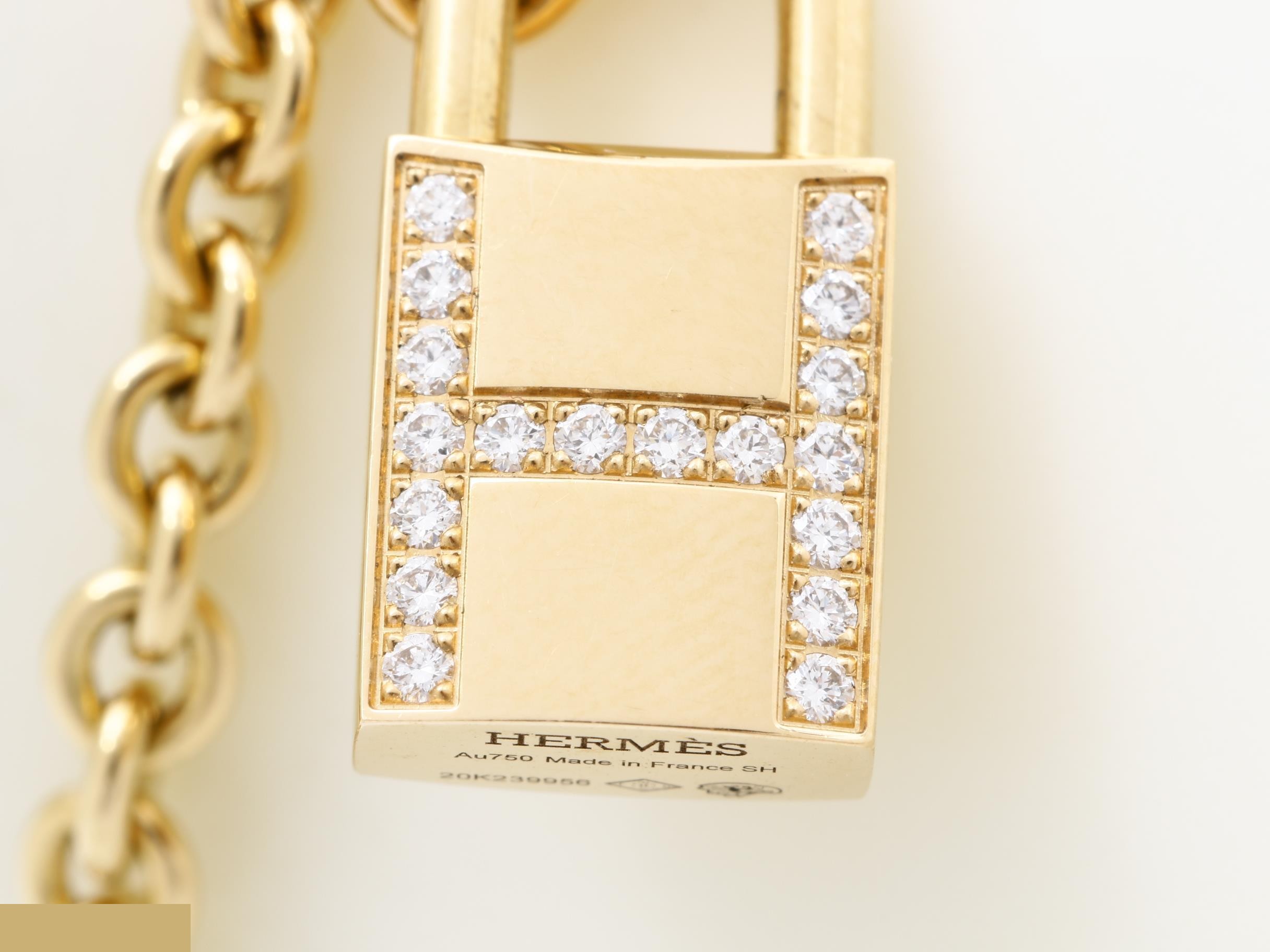Bracelet, 750PG (pink gold), diamonds, 10.3g, wrist circumference approximately 15.5cm — view 2