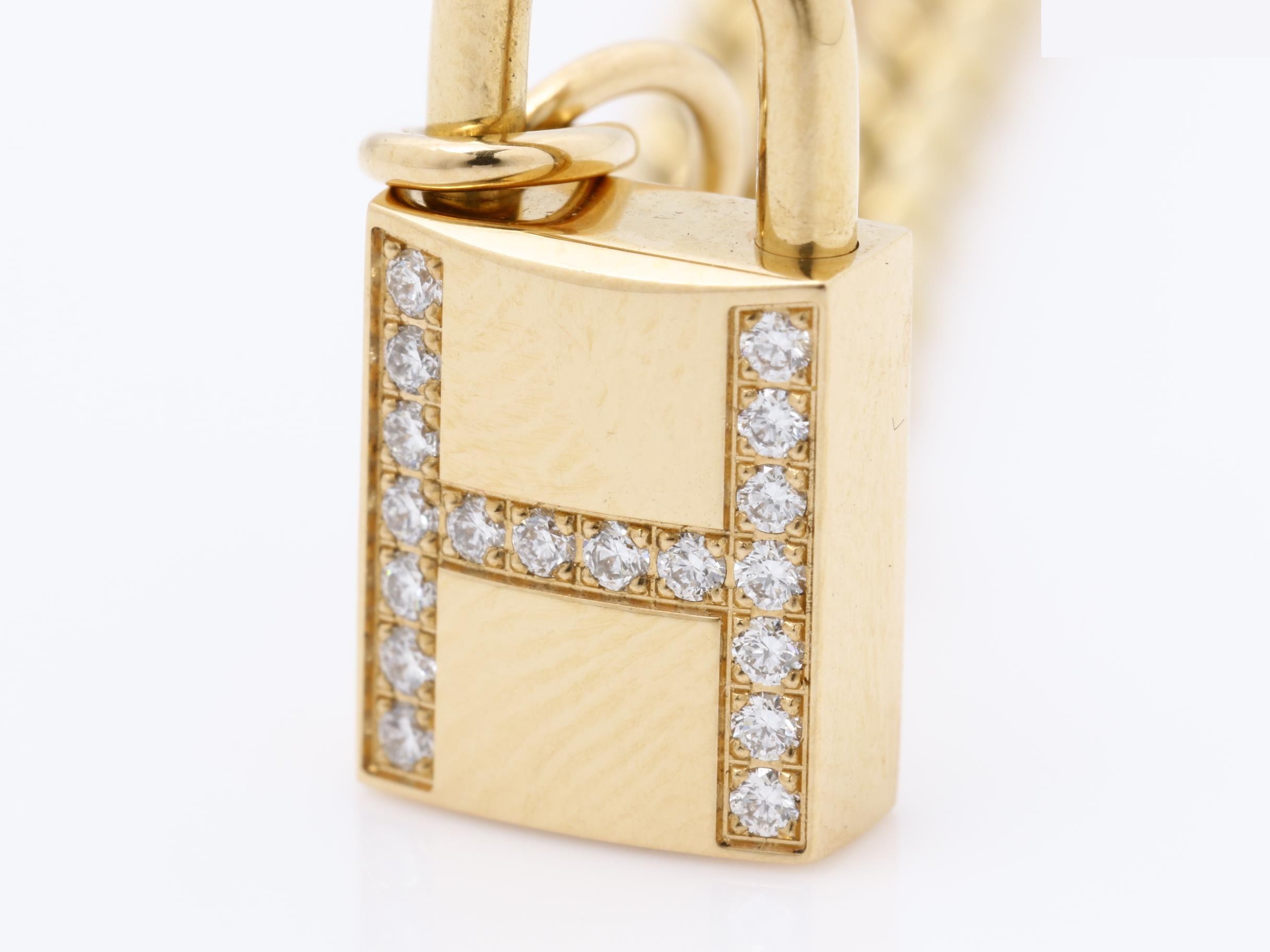 Bracelet, 750PG (pink gold), diamonds, 10.3g, wrist circumference approximately 15.5cm — view 3