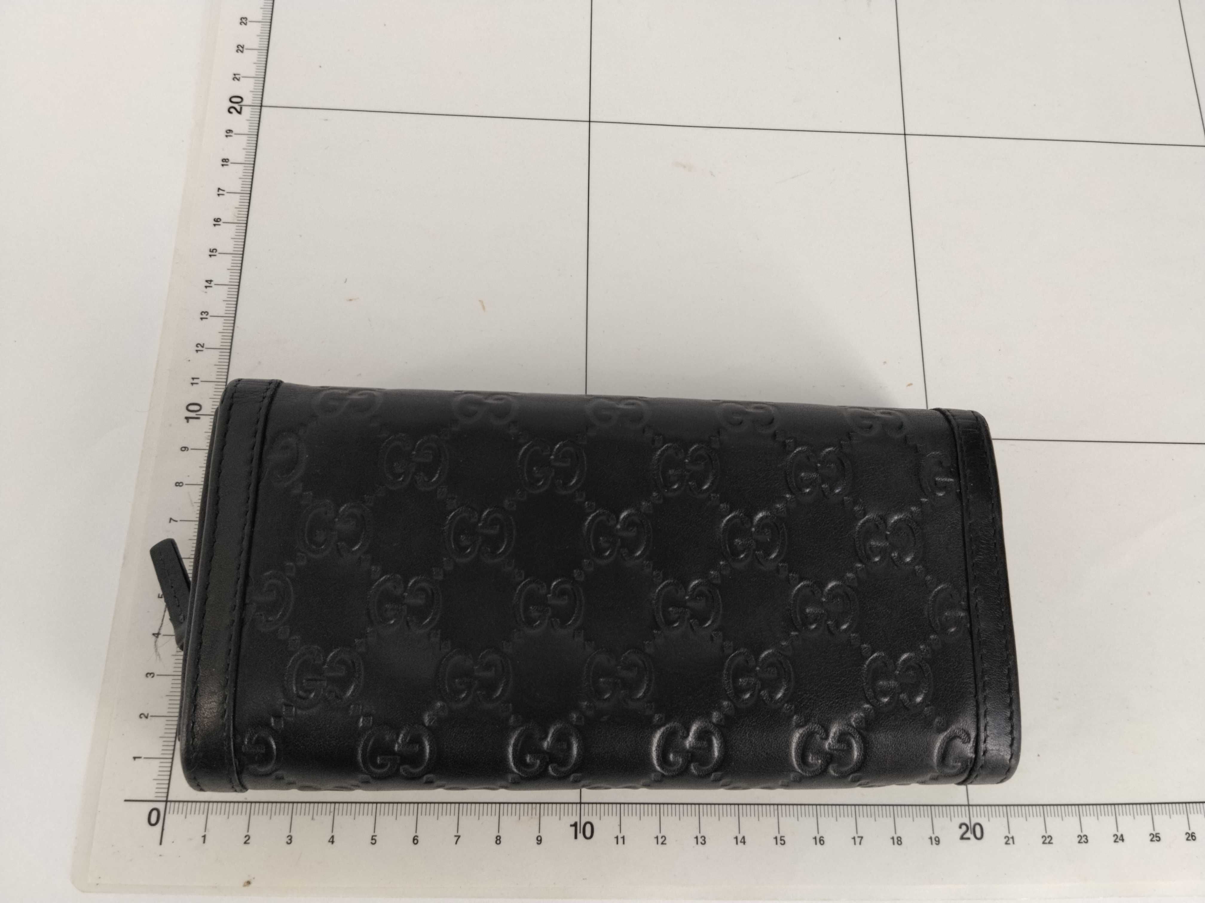 Guccissima Interlocking Leather Long Wallet — view 2