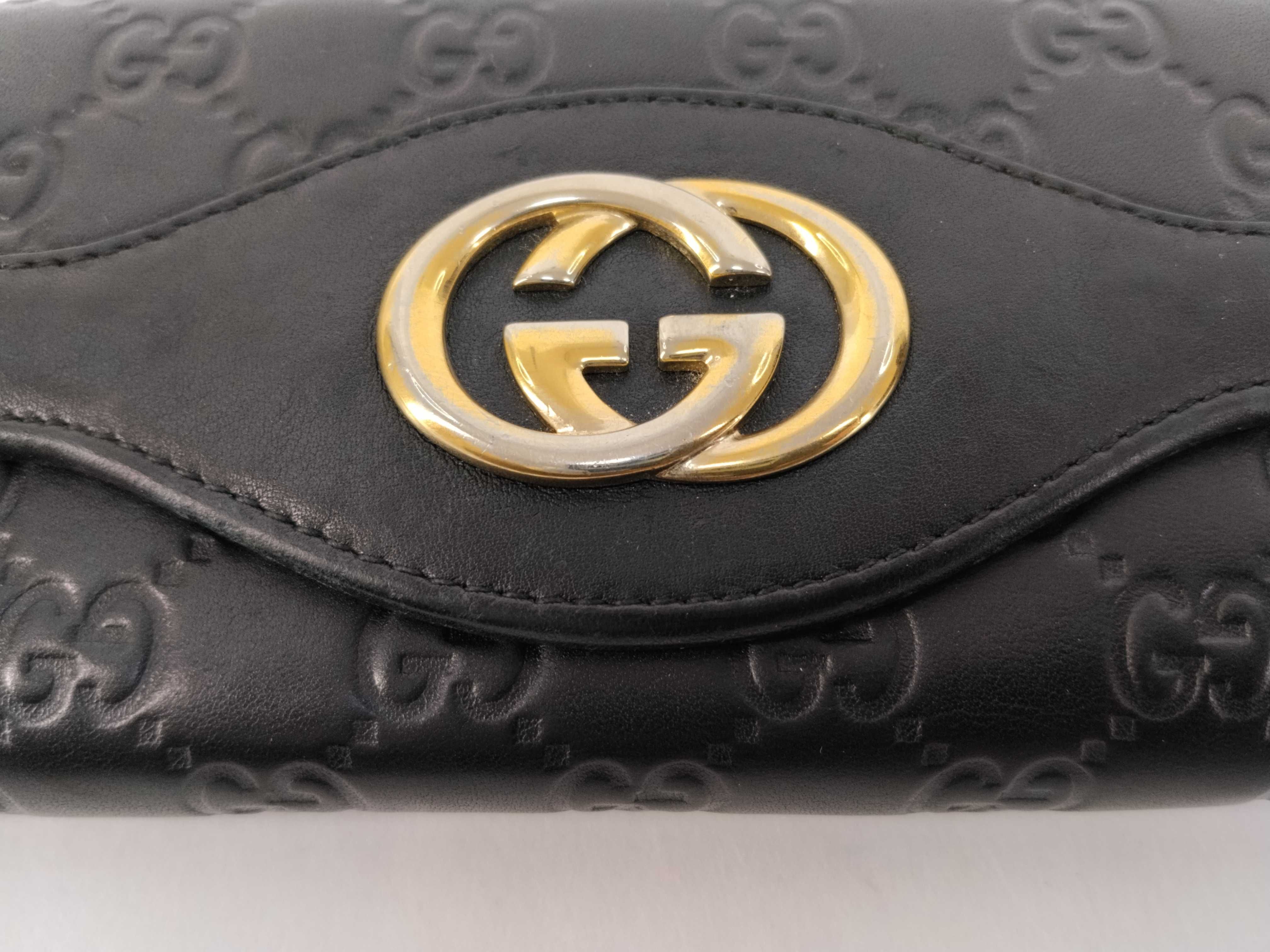 Guccissima Interlocking Leather Long Wallet — view 8