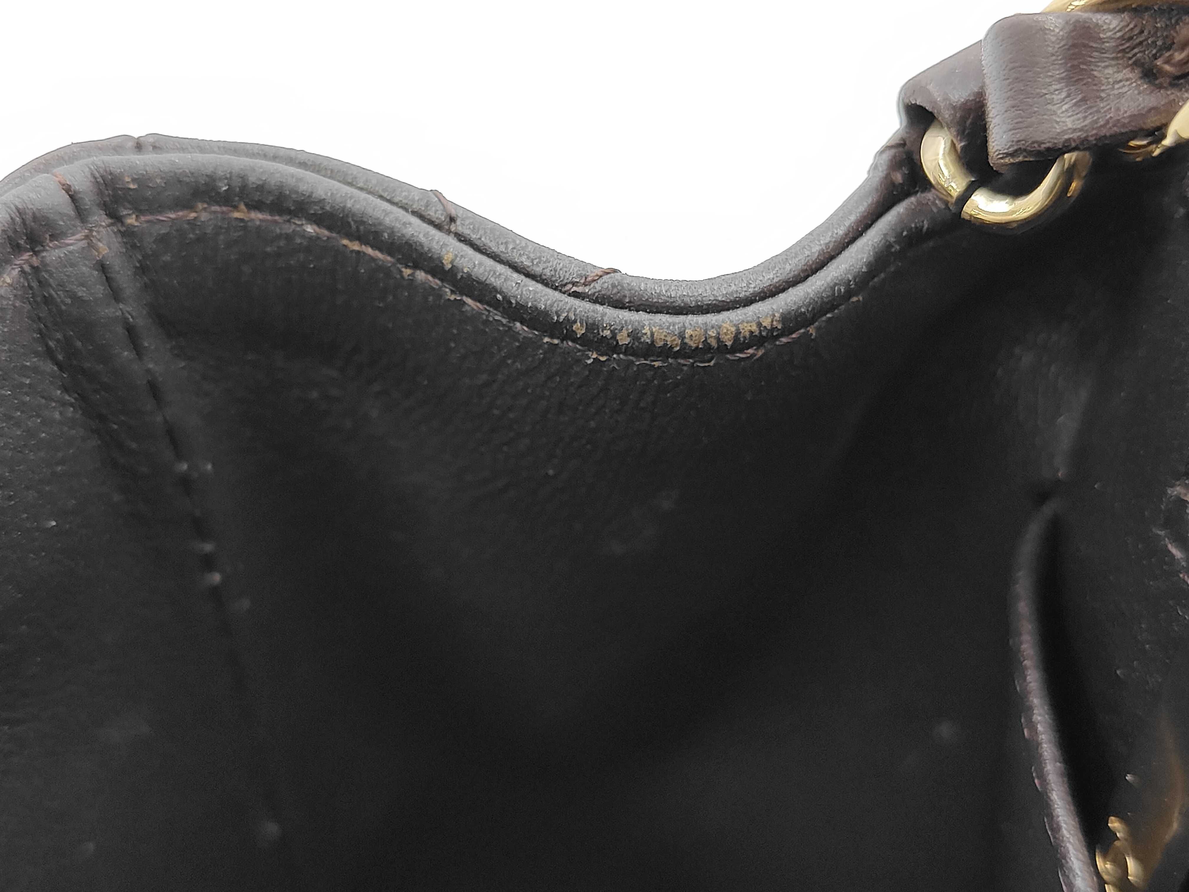 Lambskin Dark Brown Mini Matelassé RFID Shoulder Bag — view 13