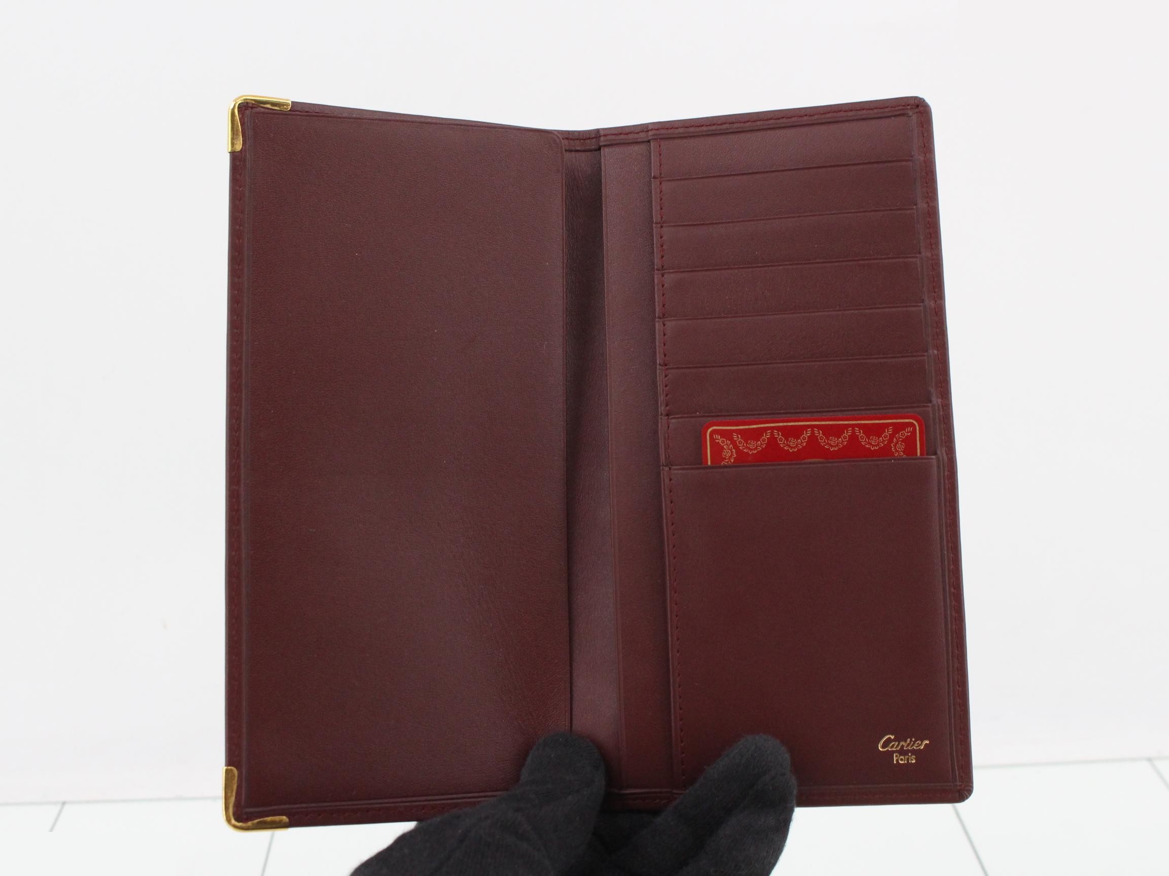 Mustline Bi-fold Wallet, Bordeaux — view 4