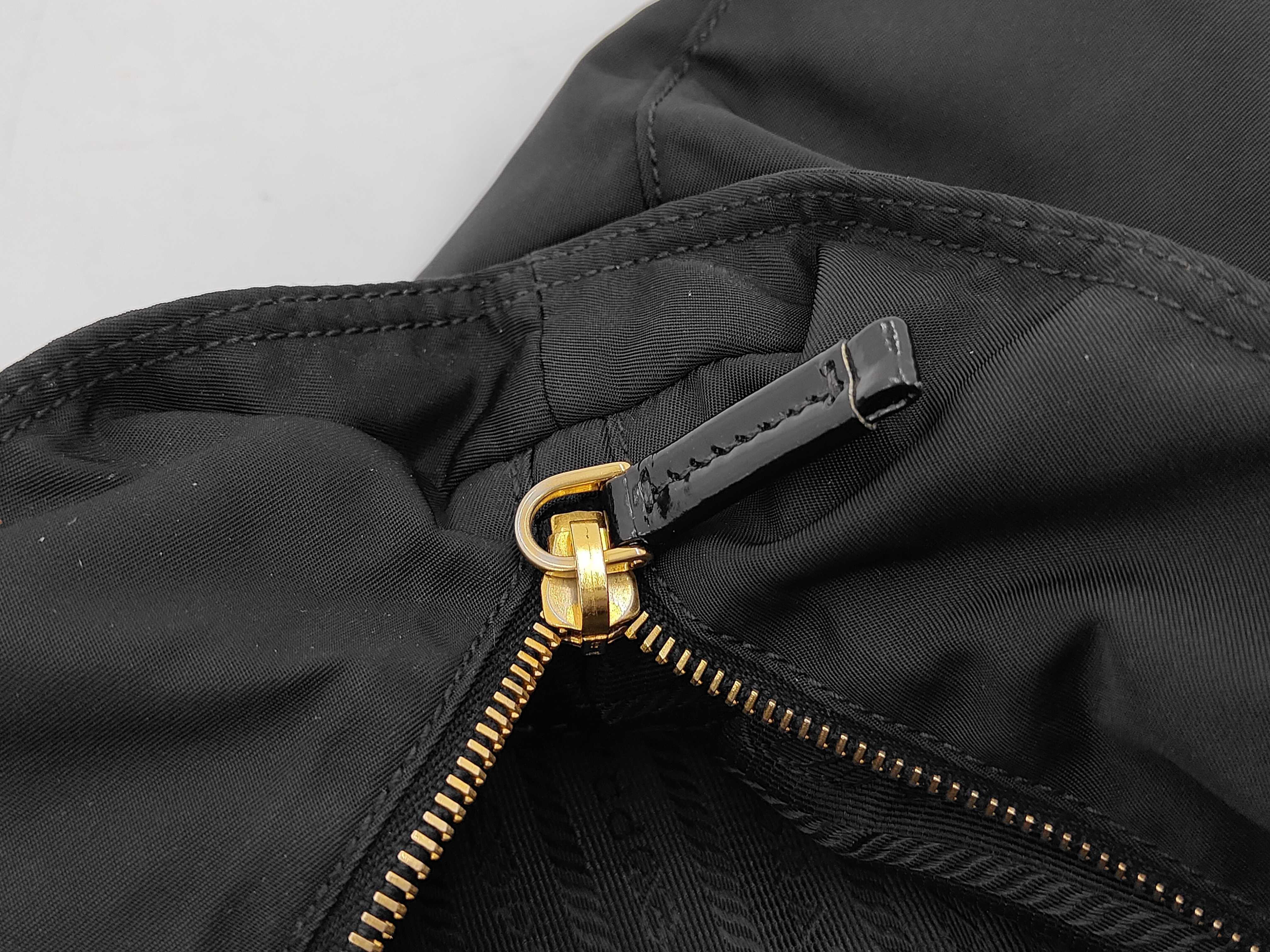 nylon tote bag, black nylon tote bag — view 10