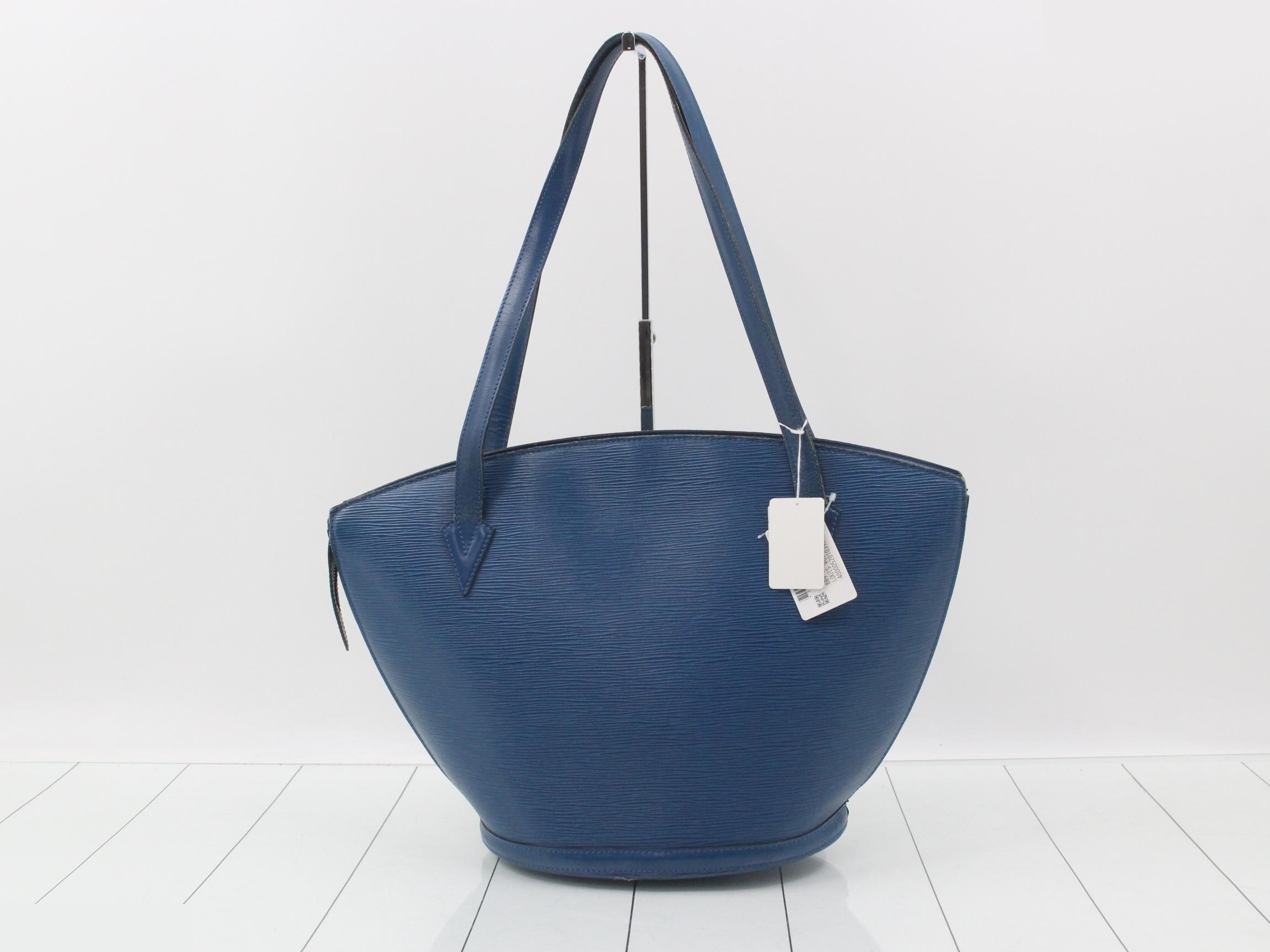 Epi Saint Jacques Blue Handbag — view 2