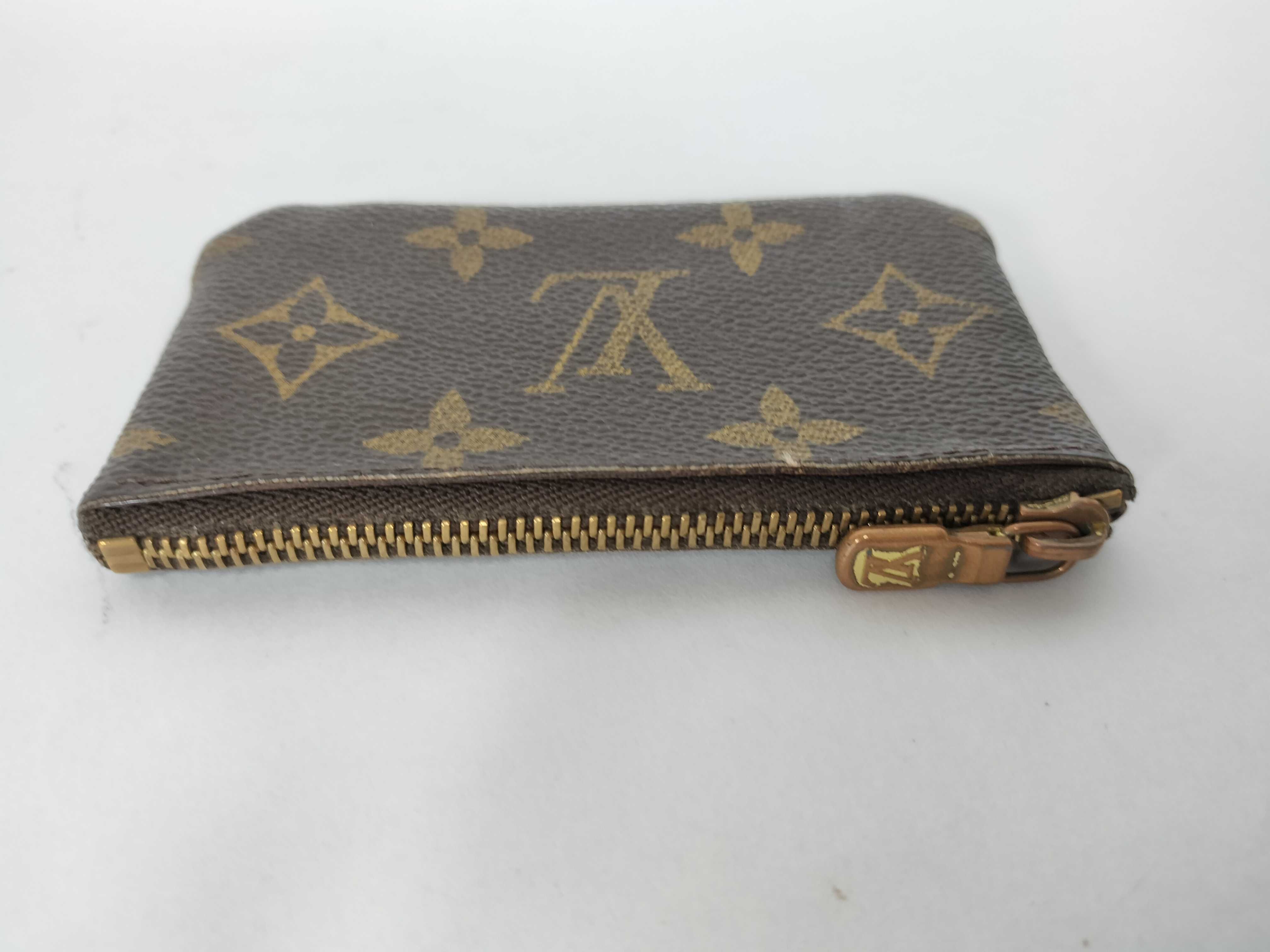 Monogram Vuitton Pochette Clé Coin Case — view 4