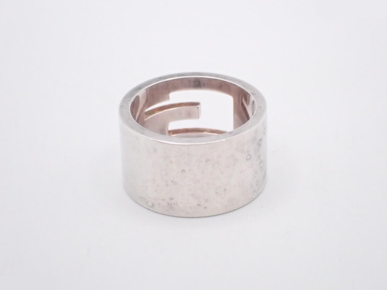 925 Branded G Open G Ring, Stamped 15, Actual Size #14, 11.8g — view 2