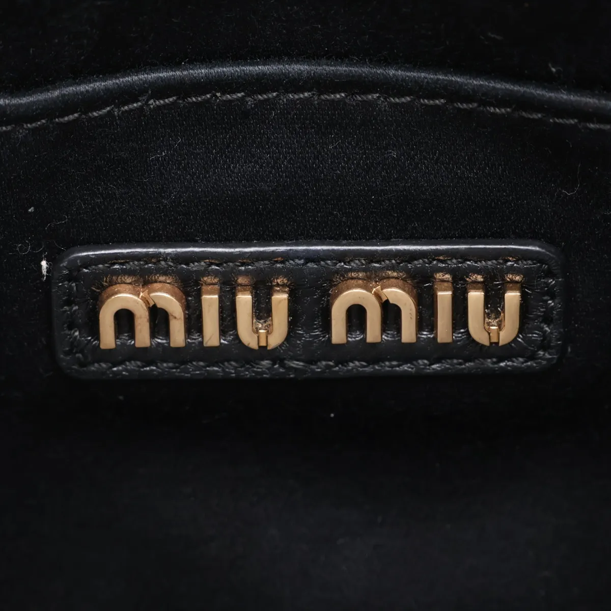 Matelassé Arcadi Leather 2-Way Handbag, Black — view 10