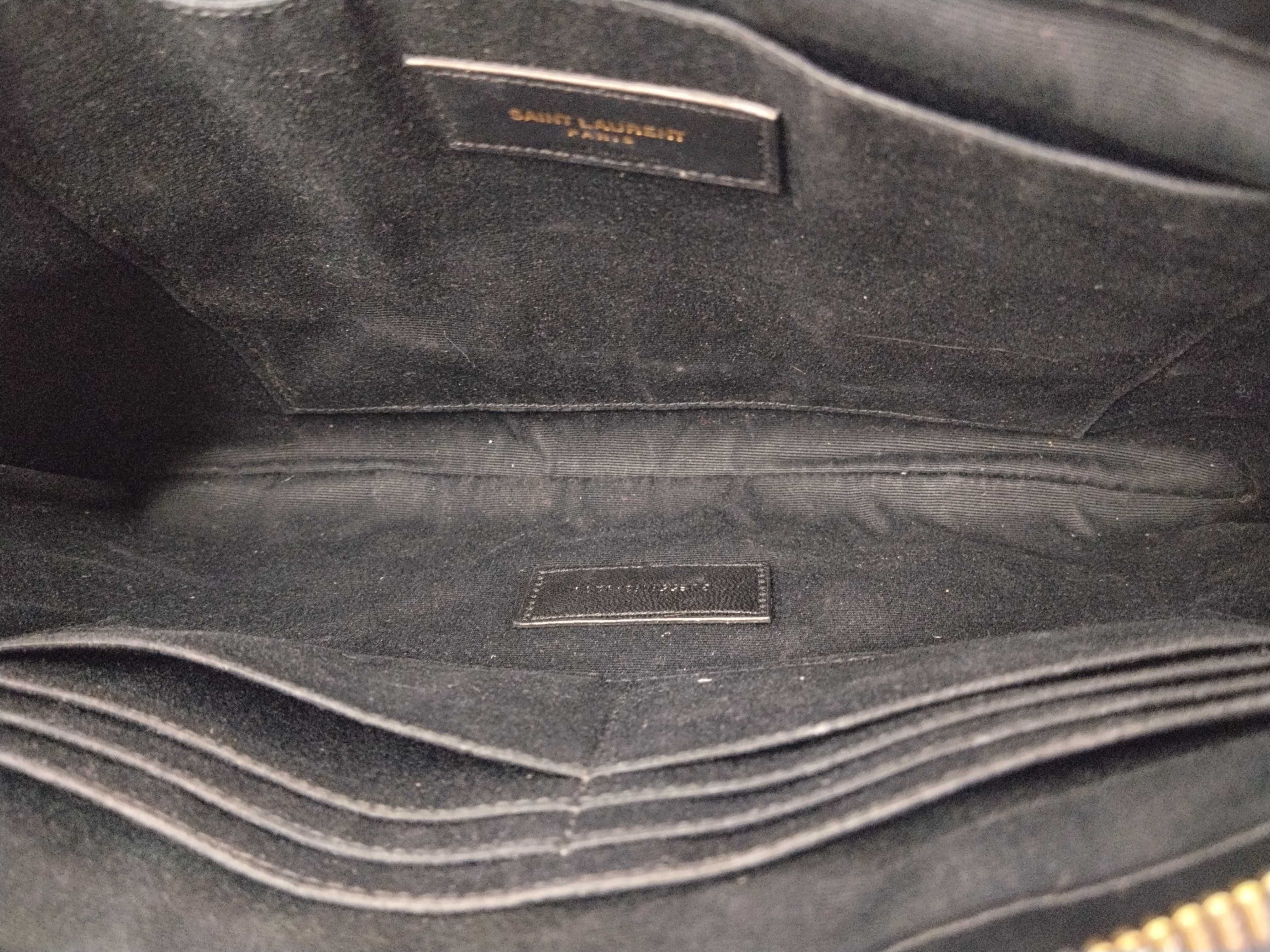 Matelasse Clutch Bag Black — view 9