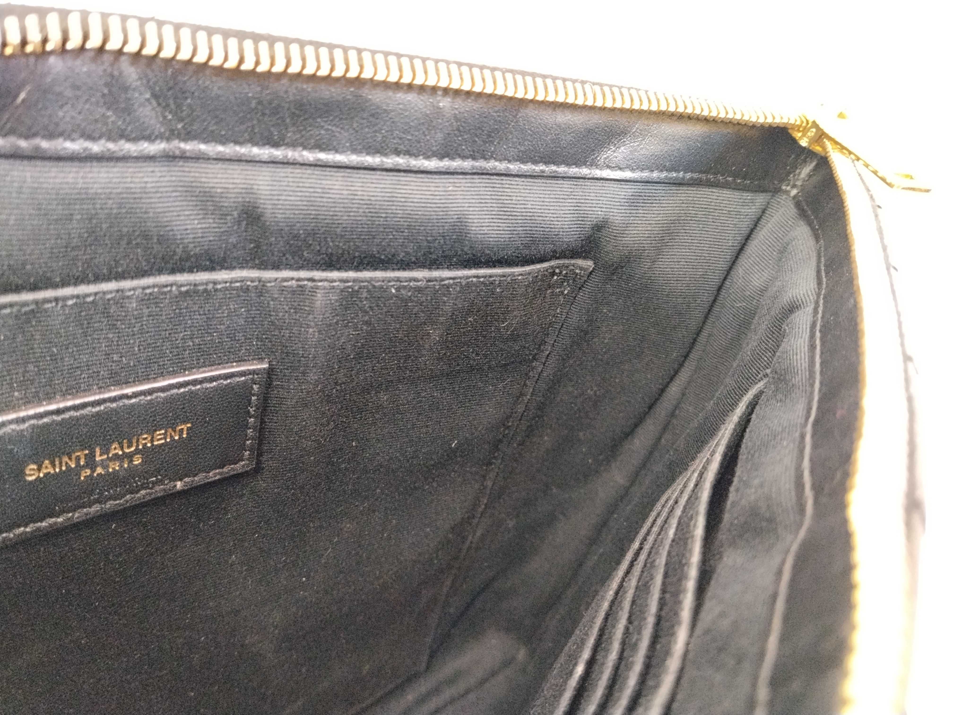 Matelasse Clutch Bag Black — view 10