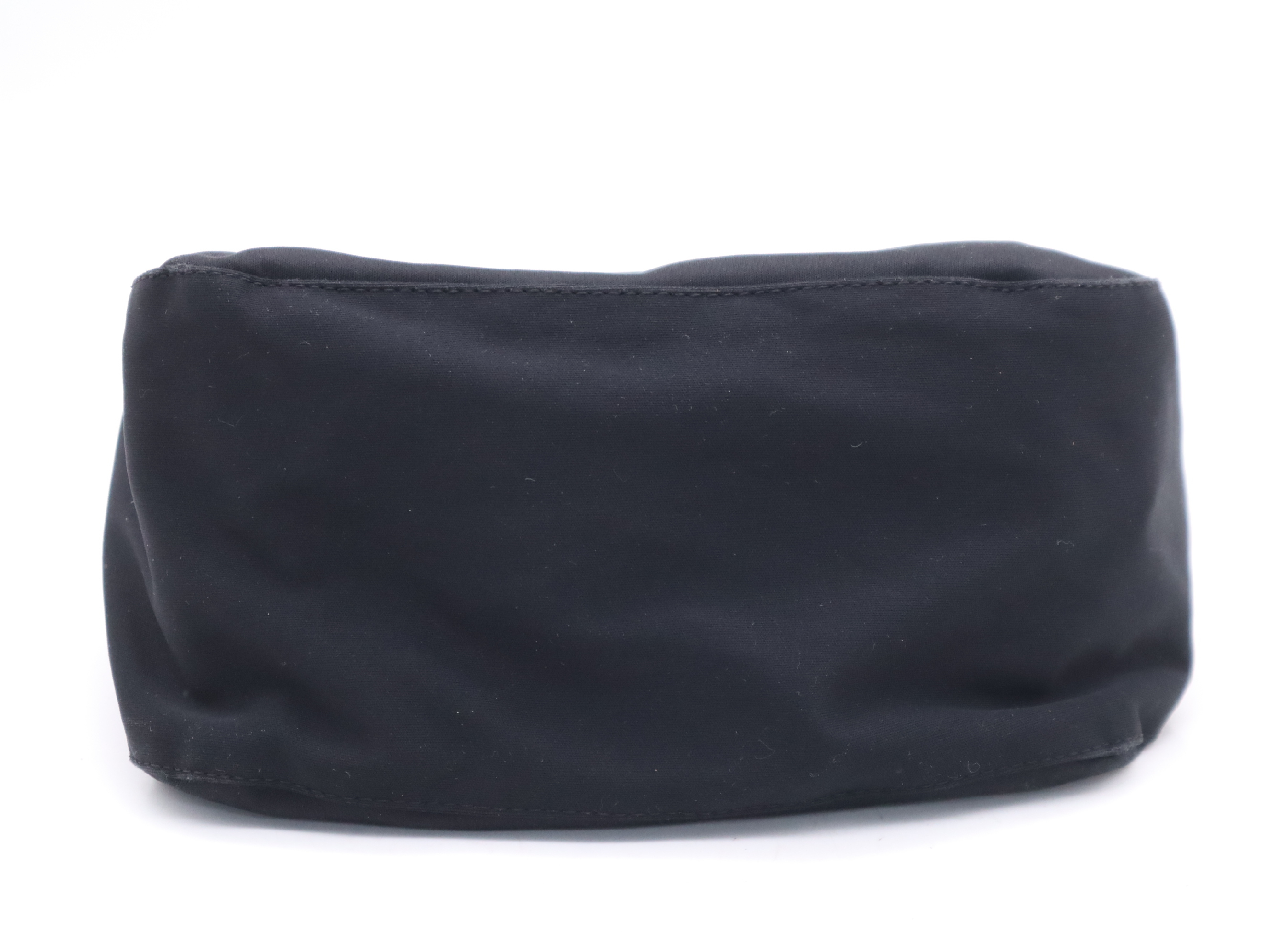 Jersey Mamma Bucket Black Shoulder Bag with Silver Hardware — view 4