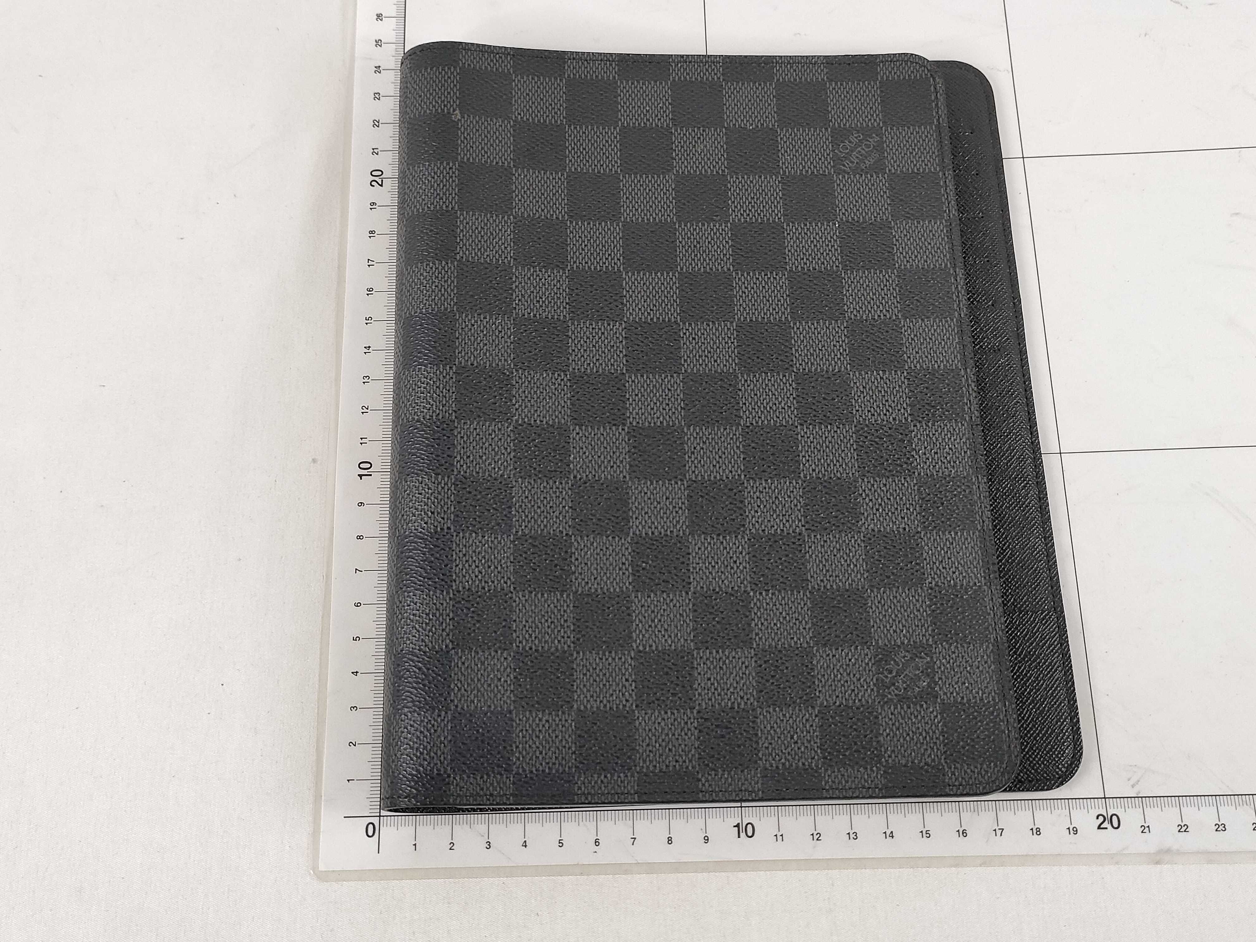 Damier Graphite LV Damier Graphite Notebook Cover — view 2