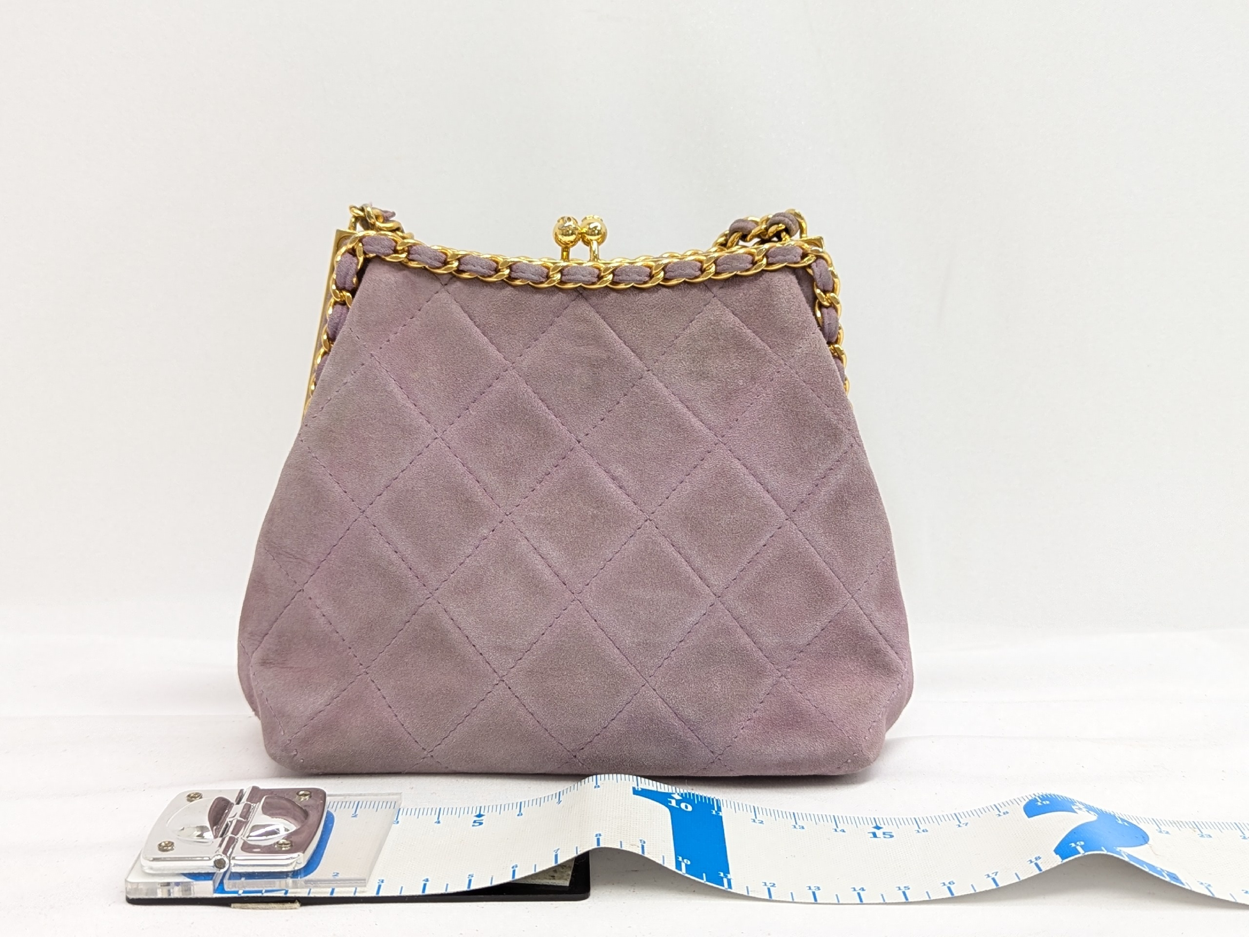 Suede Clasp Chain Shoulder Bag (Series 3) — view 2