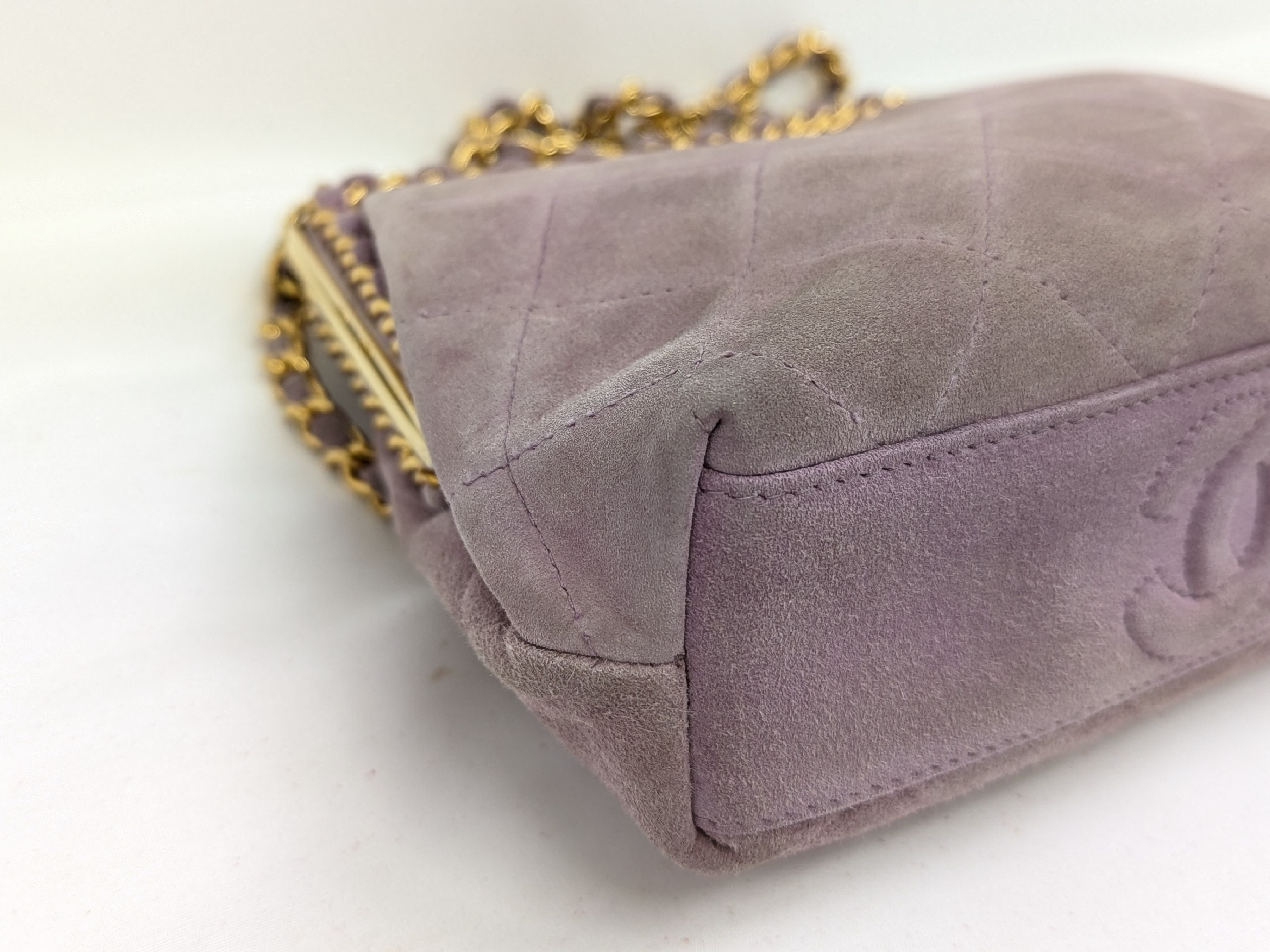 Suede Clasp Chain Shoulder Bag (Series 3) — view 3