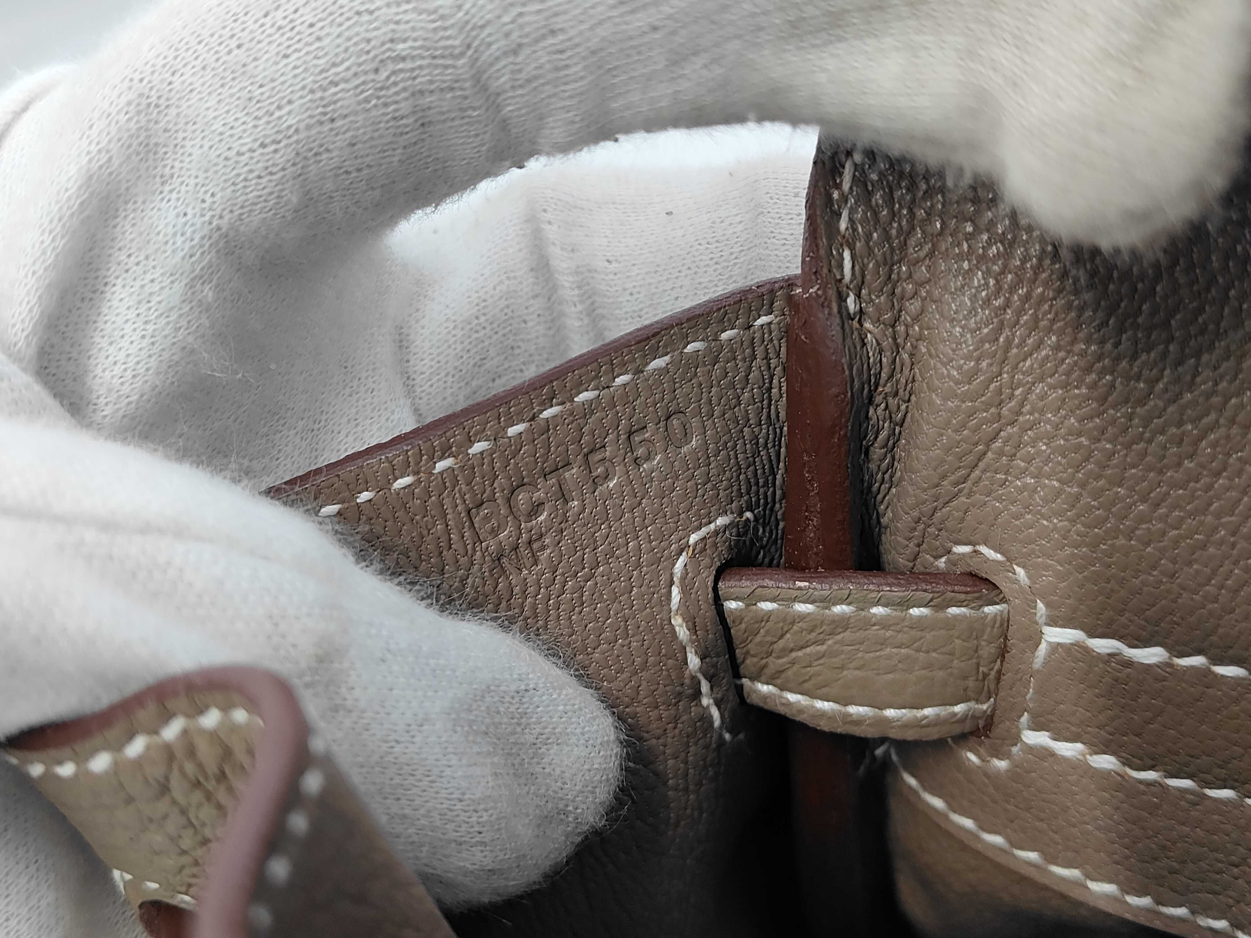 Birkin 25 Gold Hardware B Stamp Tote Bag — view 13