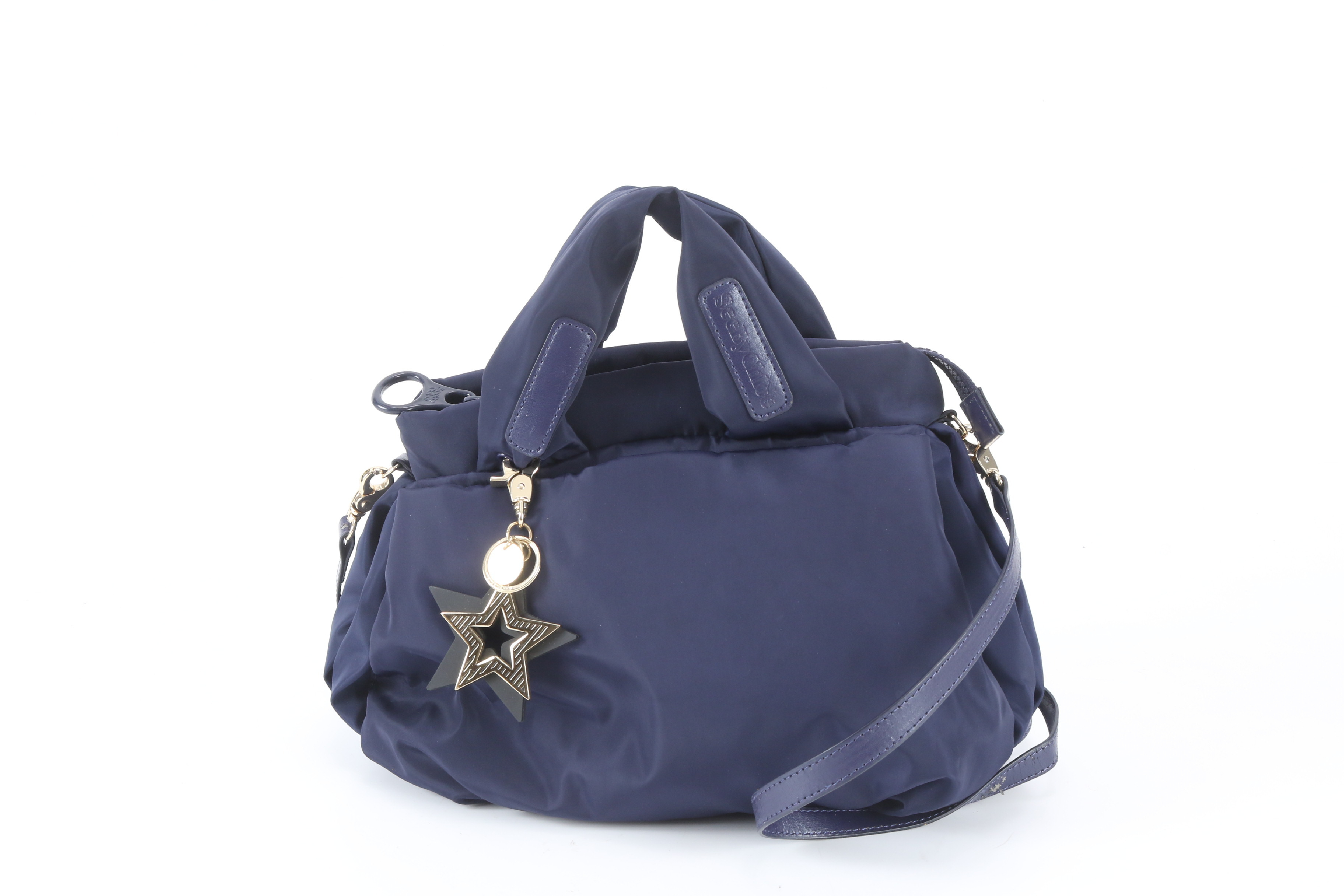 SEE BY CHLOE 2-Way Tote Handbag, Navy Shoulder Bag