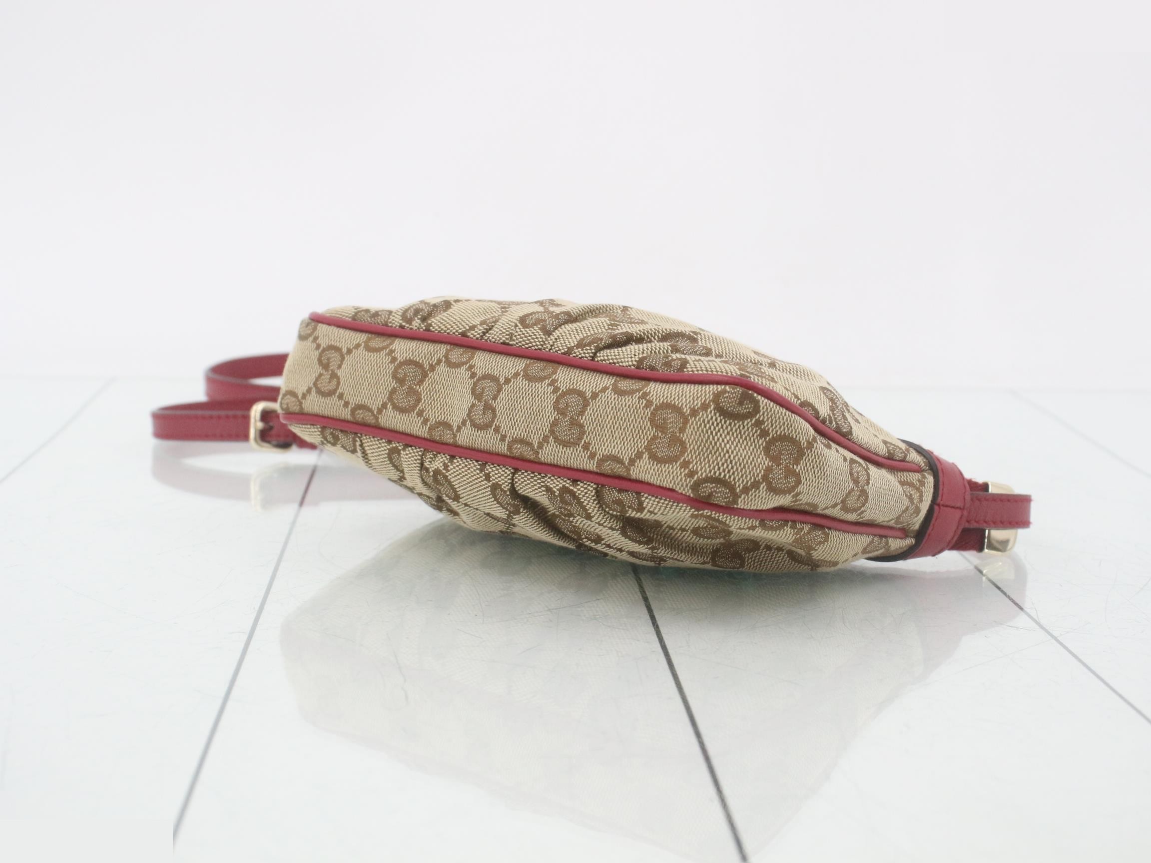 GG Canvas Shoulder Bag, Red, Mini — view 6