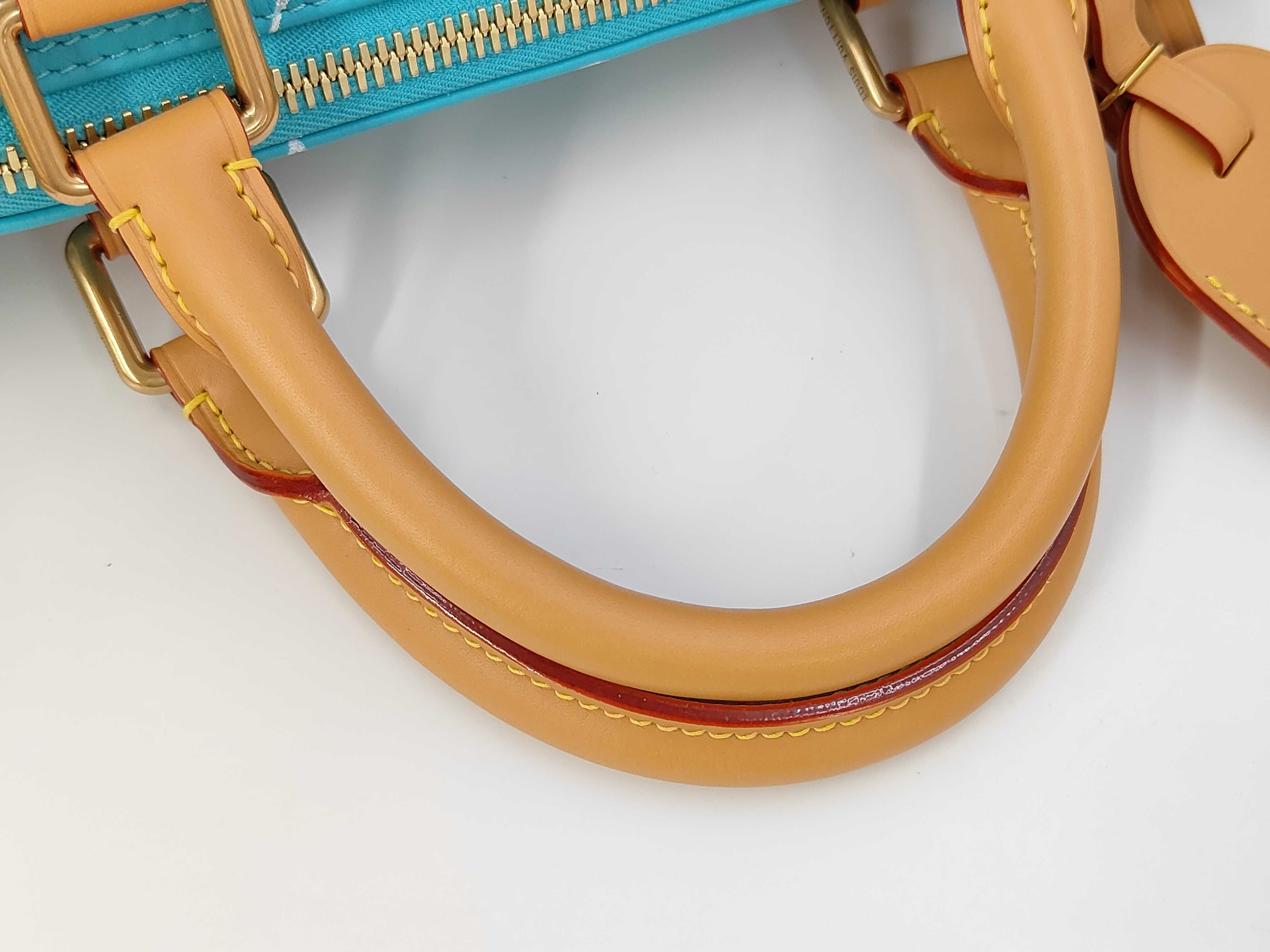 Speedy P9 Bandoulière 40 Monogram Turquoise M11564 RFID Shoulder Bag — view 5