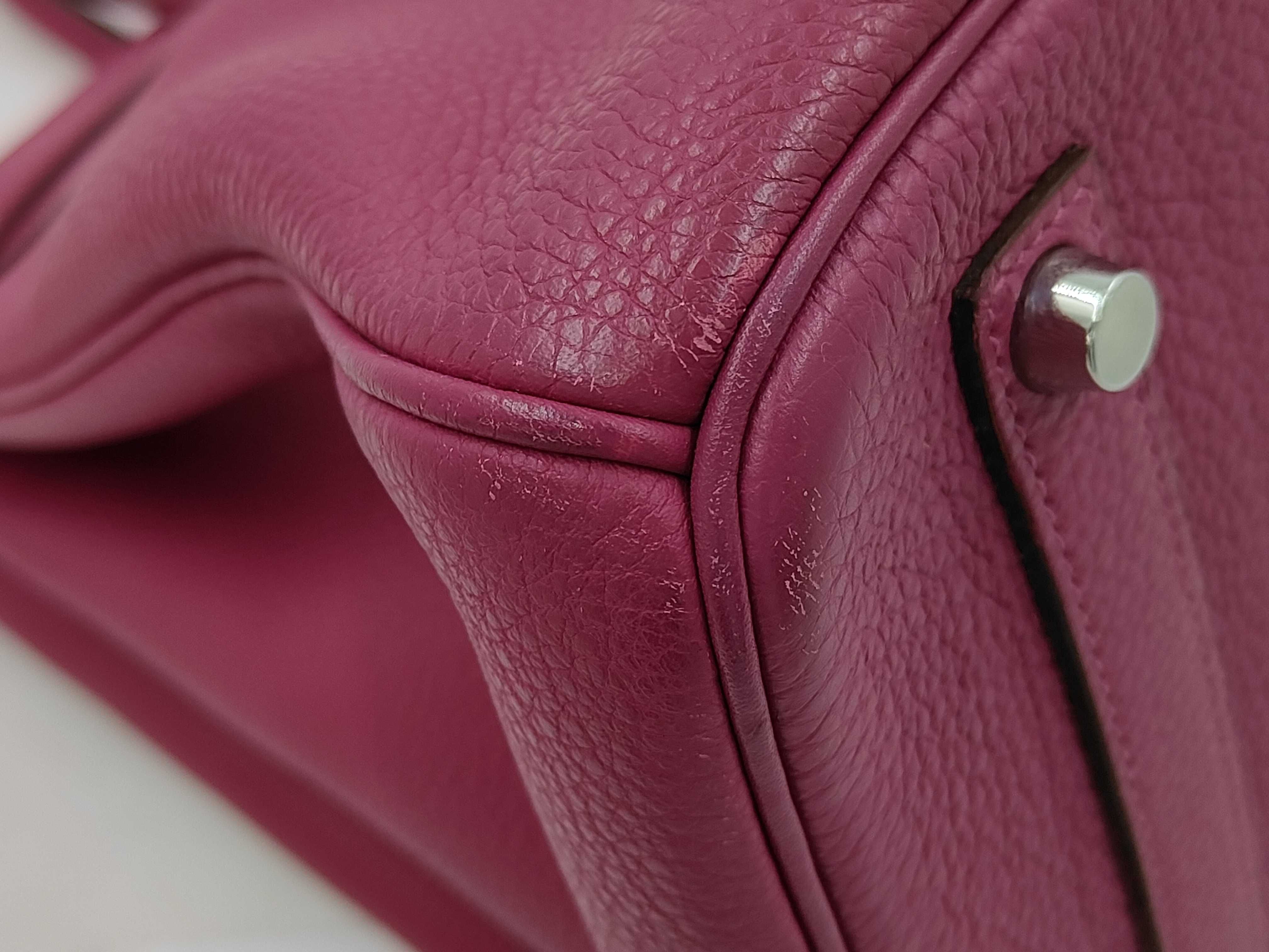 Birkin 35 Togo Tosca Silver Hardware O Stamp Handbag — view 3