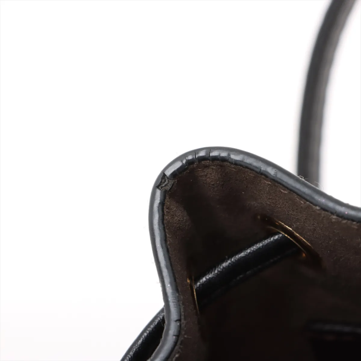 Zucca Montresor Mini Leather 2-Way Handbag, Black 8BS010 — view 13