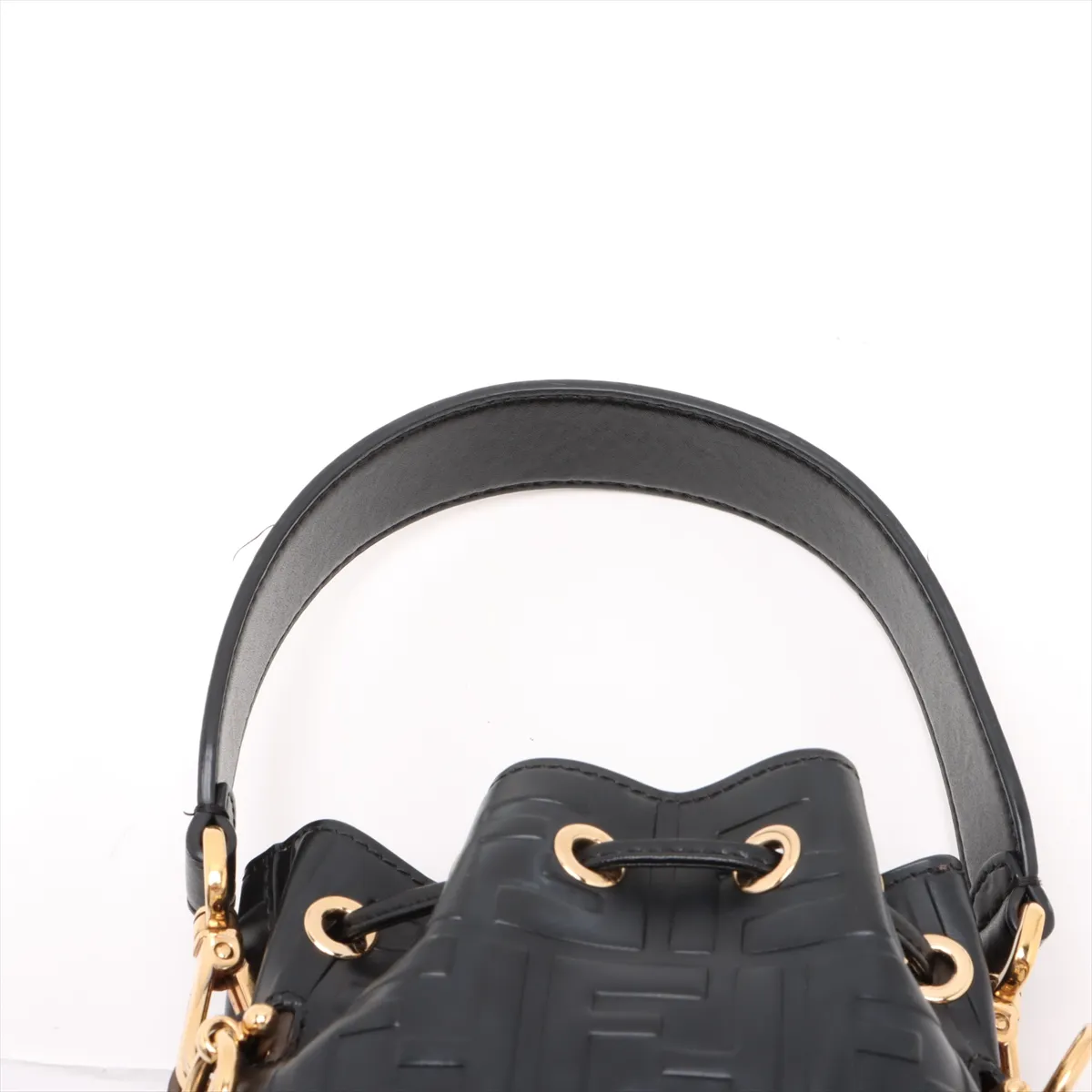 Zucca Montresor Mini Leather 2-Way Handbag, Black 8BS010 — view 6