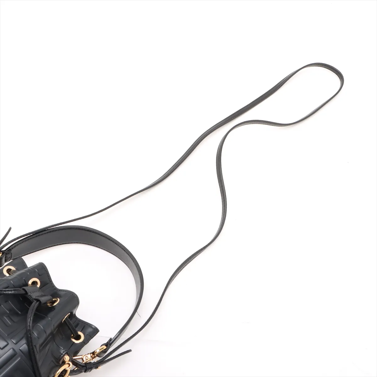 Zucca Montresor Mini Leather 2-Way Handbag, Black 8BS010 — view 7