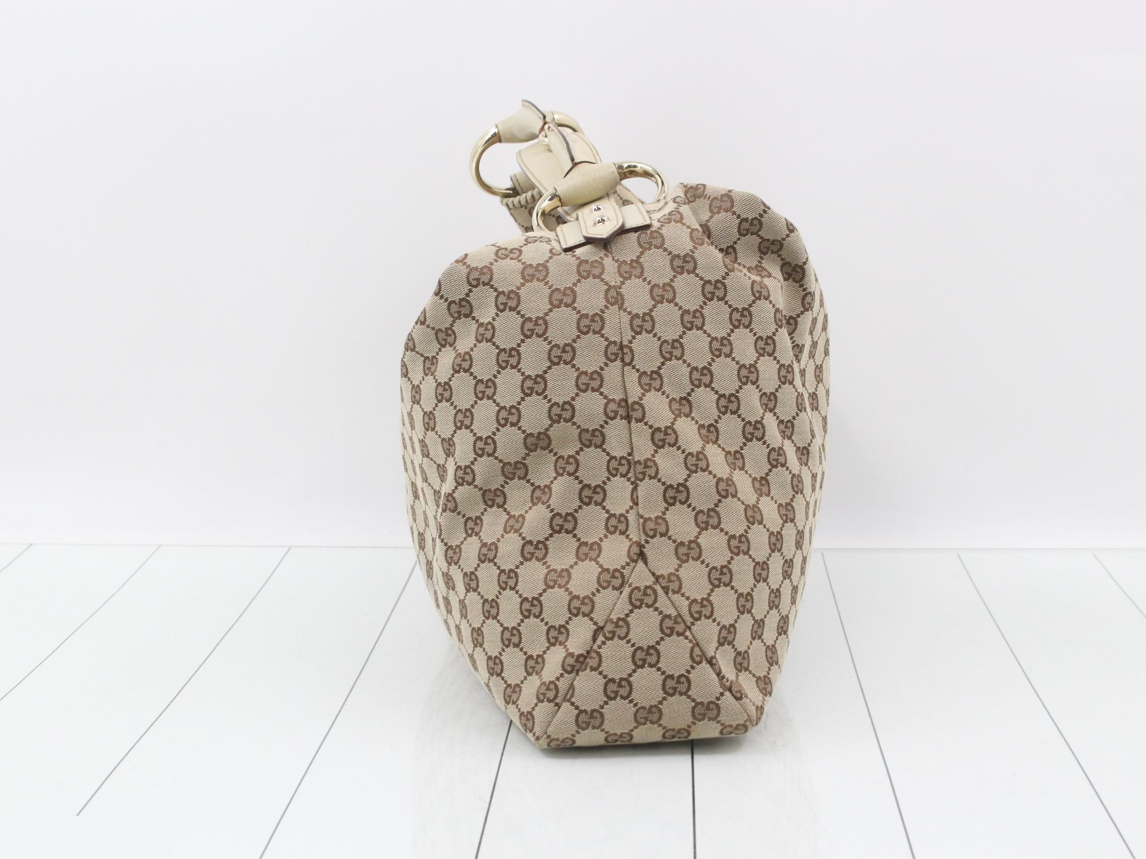 Beige/Ebony GG Canvas — view 4