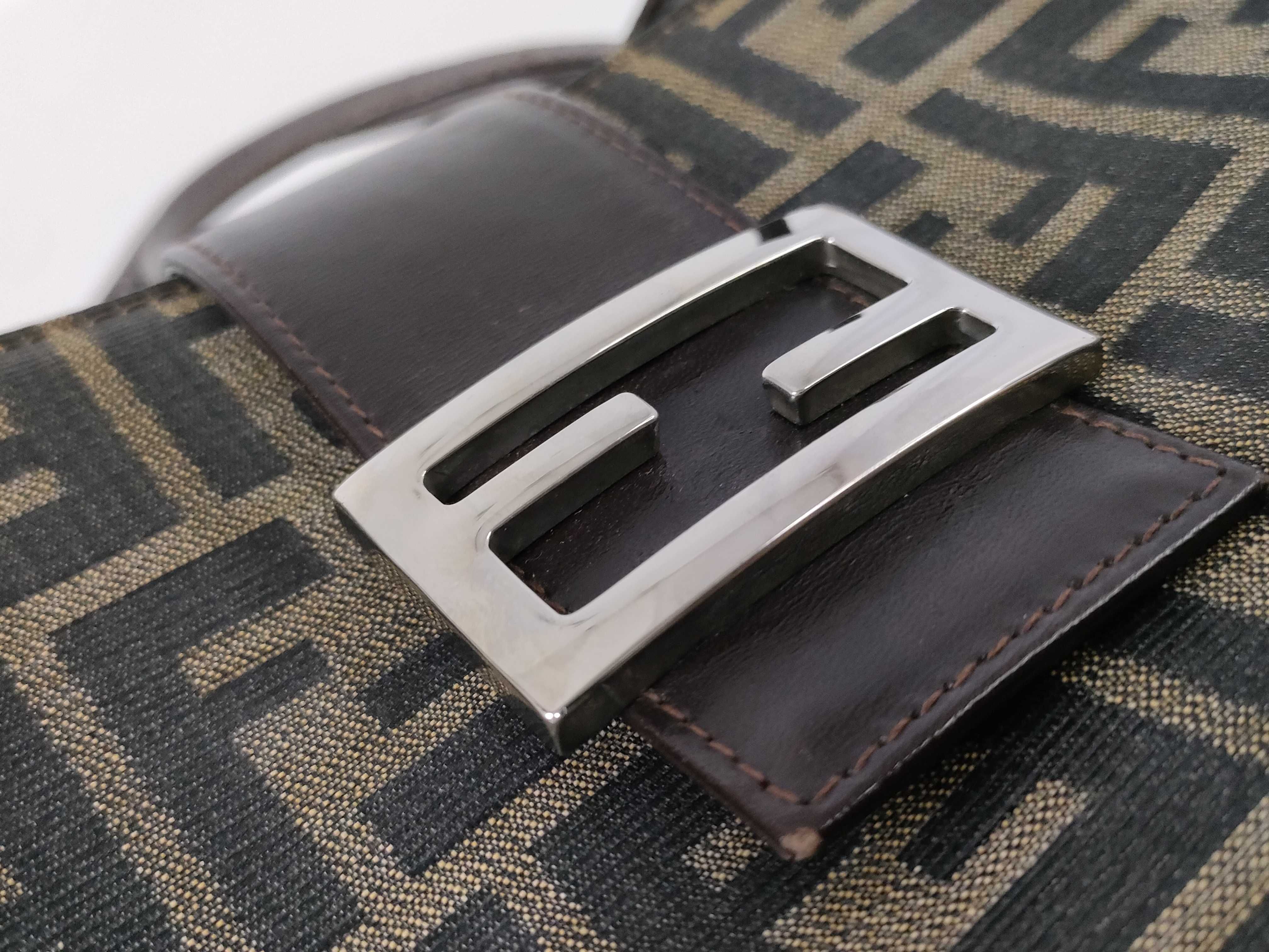 Zucca pattern Fendi Zucca handbag Nylon canvas handbag — view 15