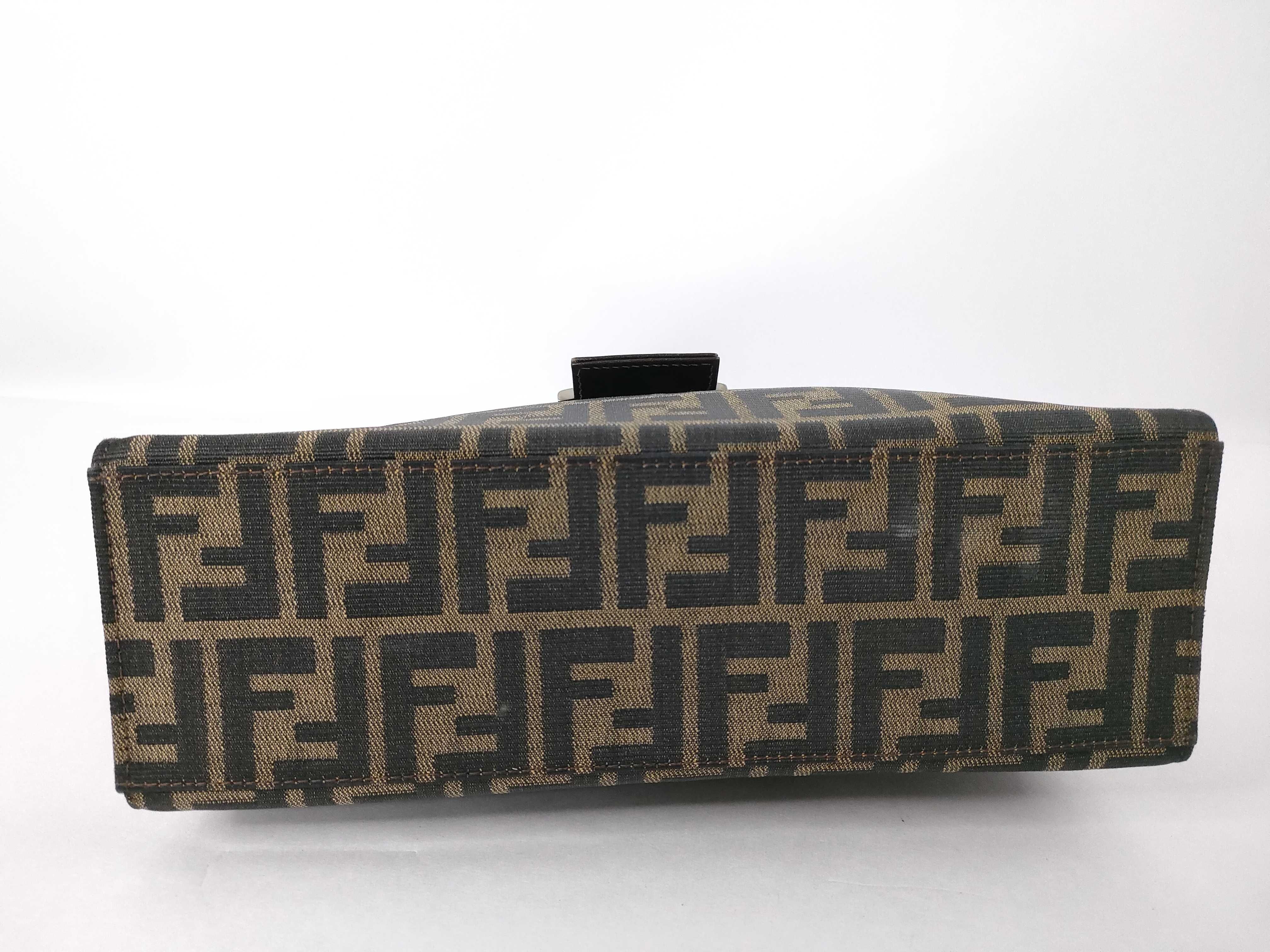 Zucca pattern Fendi Zucca handbag Nylon canvas handbag — view 7
