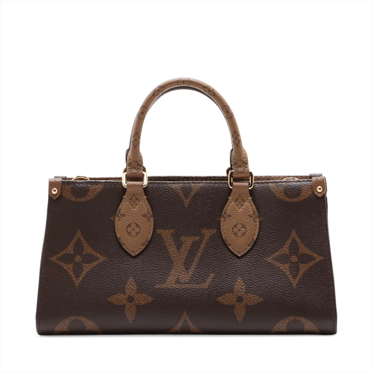 Giant Monogram Reverse OnTheGo EW M46653 Brown (RFID detected) — view 2