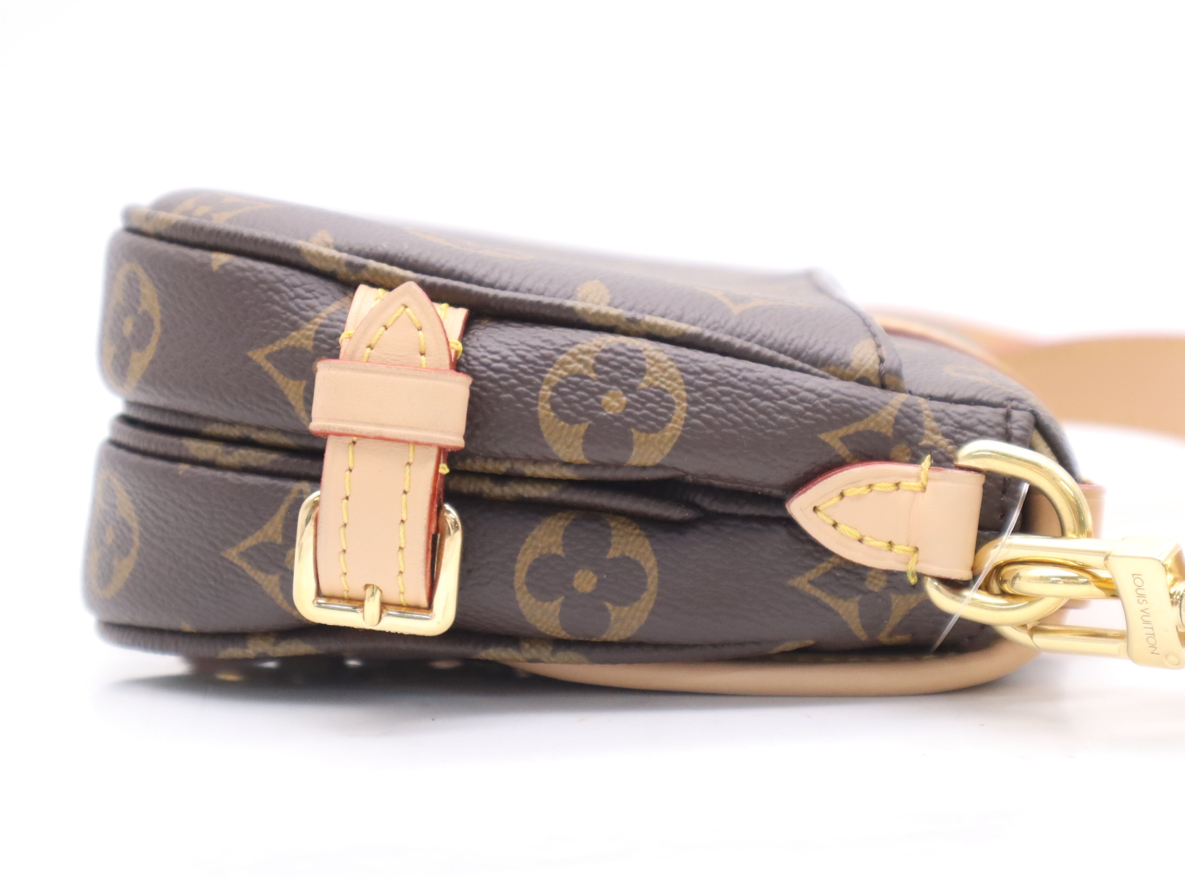 M46740 Monogram Saumur BB Handbag with 2 Shoulder Straps, RFID verified. — view 5
