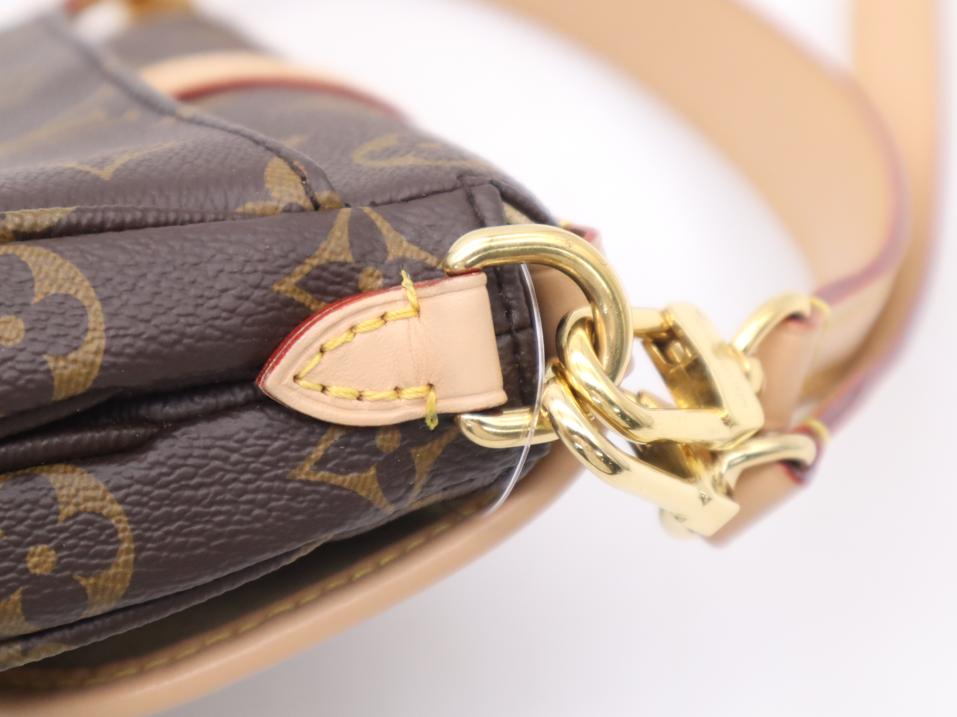M46740 Monogram Saumur BB Handbag with 2 Shoulder Straps, RFID verified. — view 6