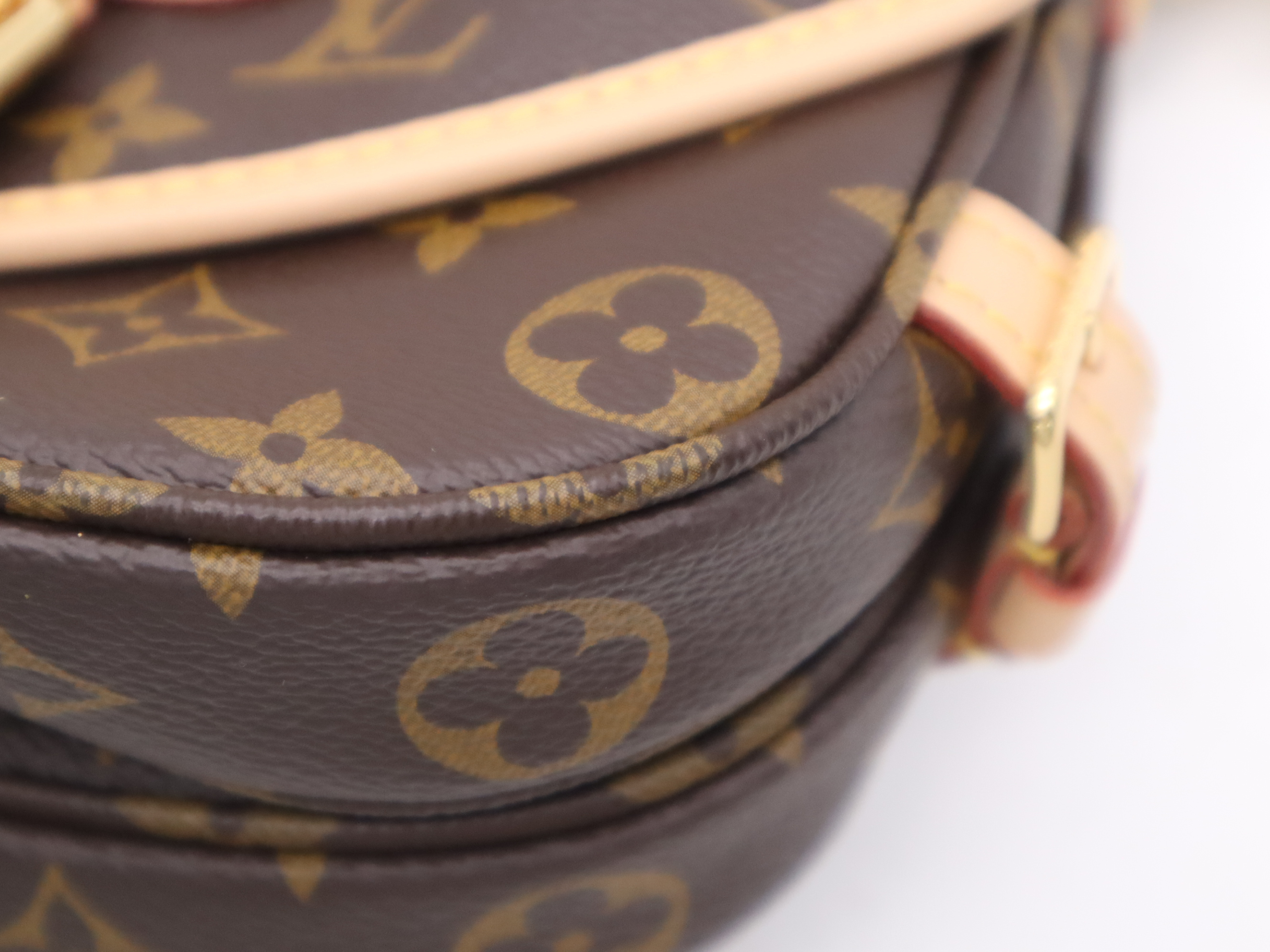 M46740 Monogram Saumur BB Handbag with 2 Shoulder Straps, RFID verified. — view 8