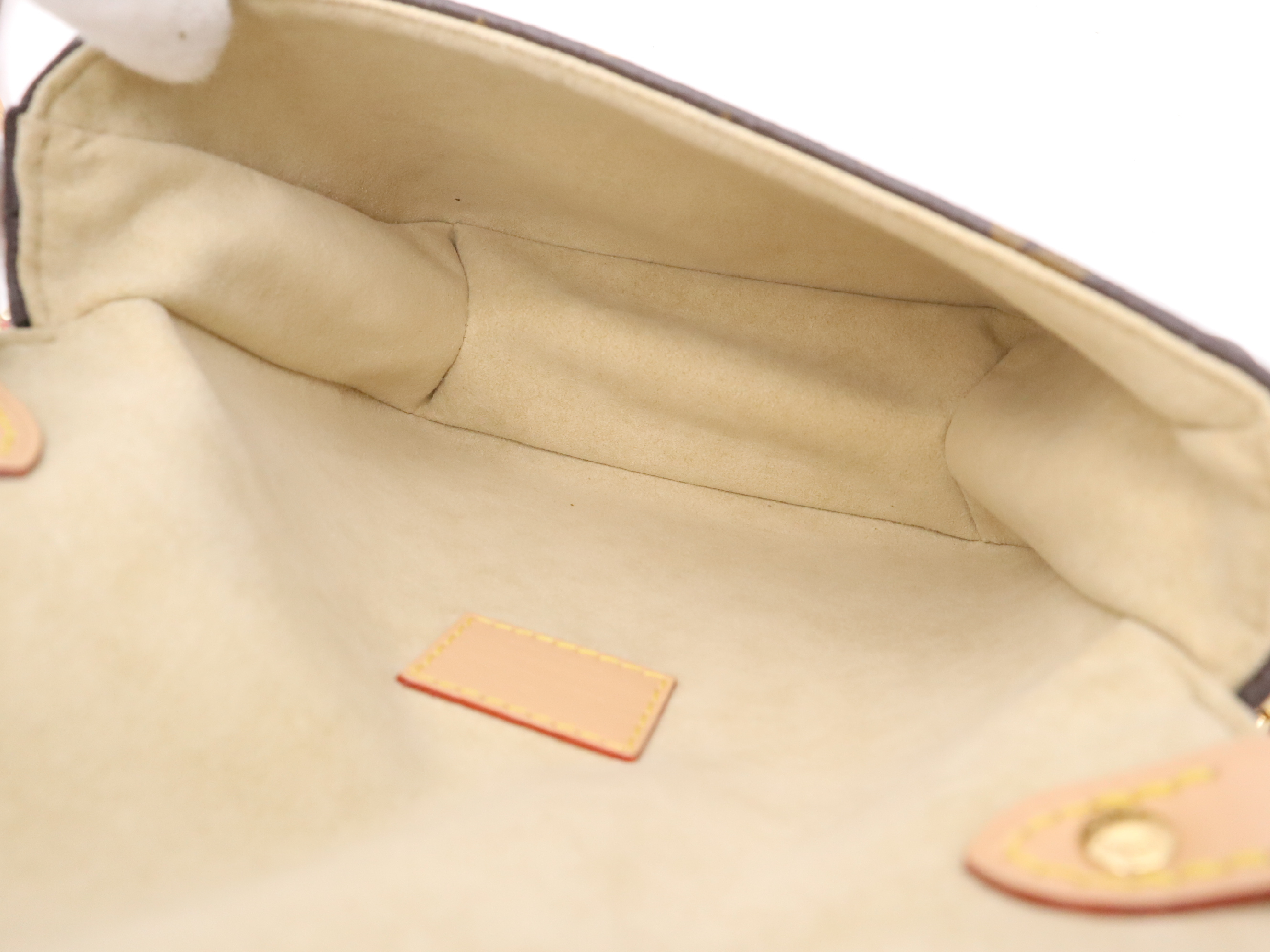 M46740 Monogram Saumur BB Handbag with 2 Shoulder Straps, RFID verified. — view 9