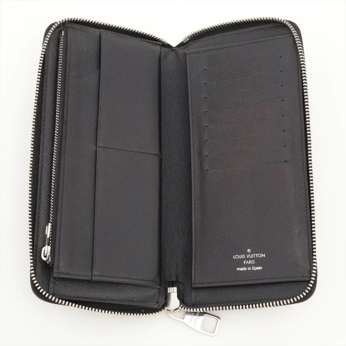 Damier Graphite Zippy Wallet Vertical N63095 CA2131 Black Round Zip Wallet — view 3