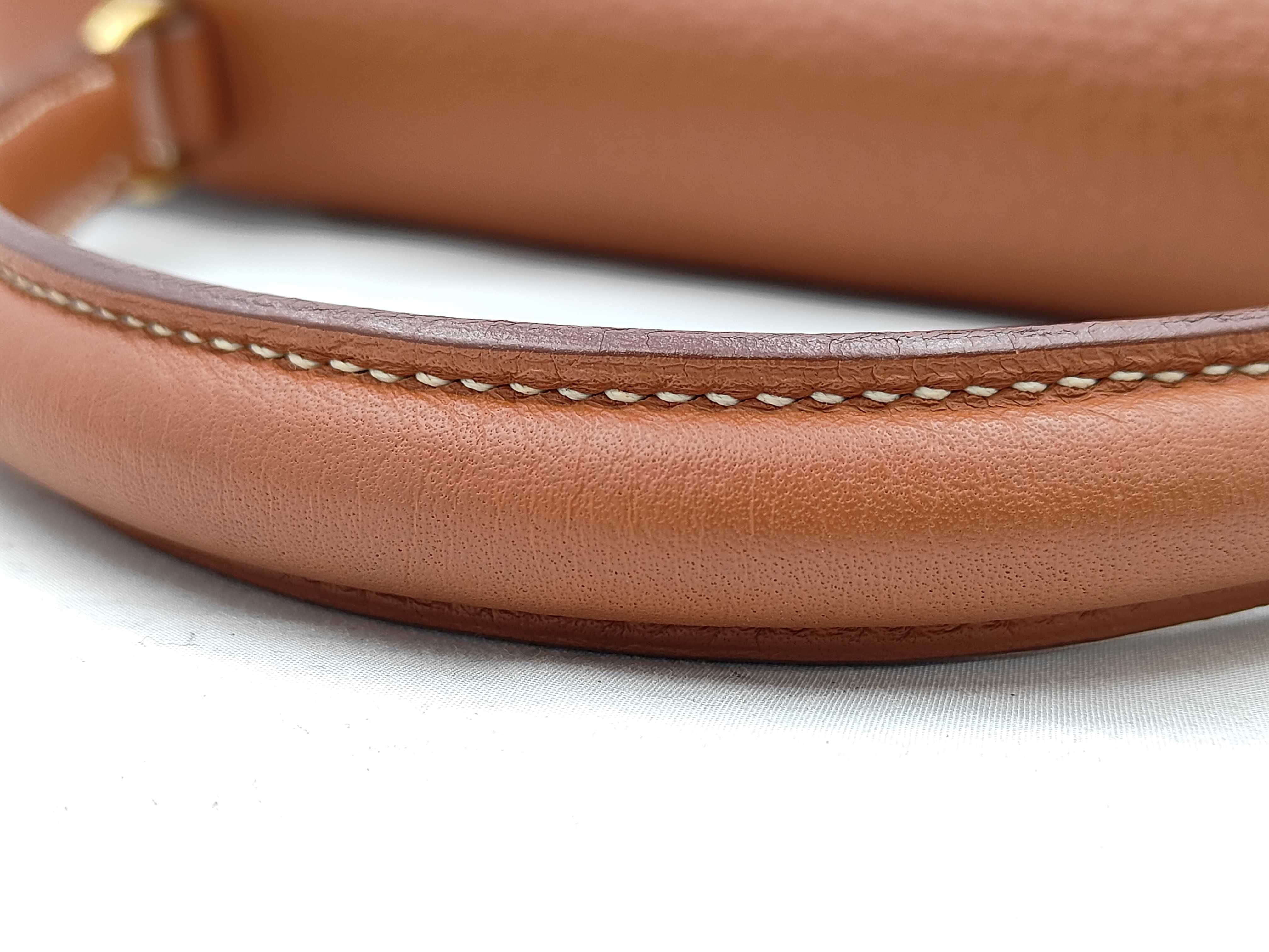 Kelly 32, Togo leather, brown, gold hardware, A handbag — view 4