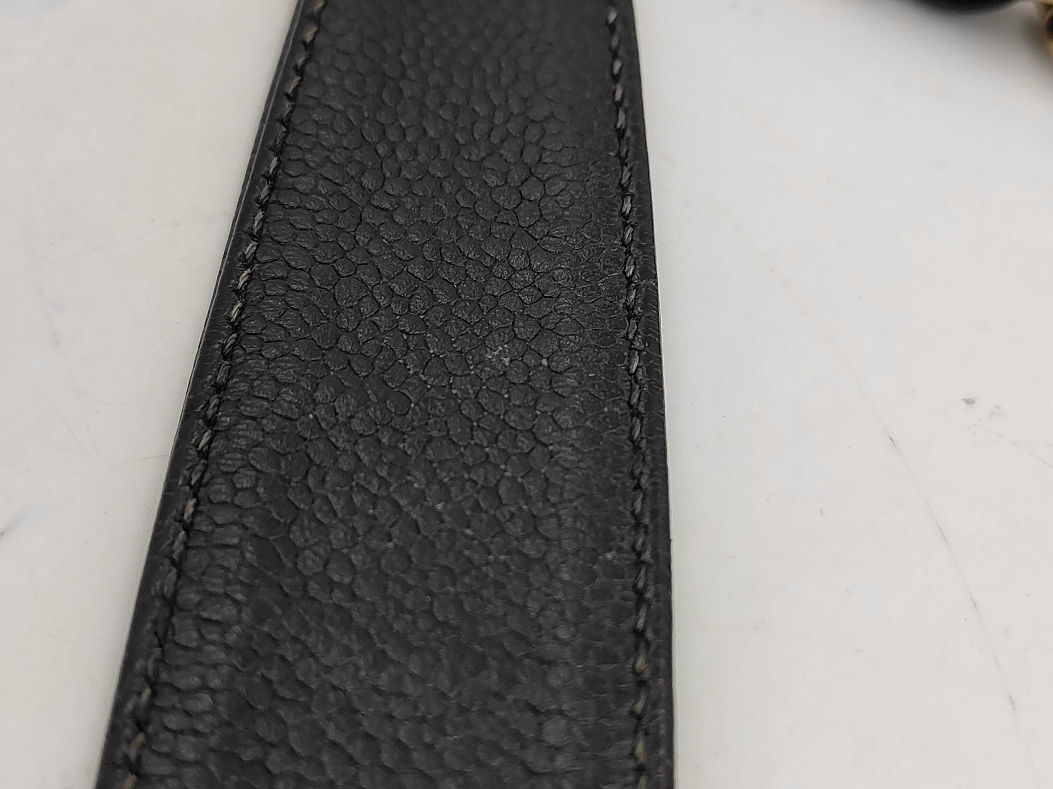 Grained Calfskin Black Shoulder Bag — view 7