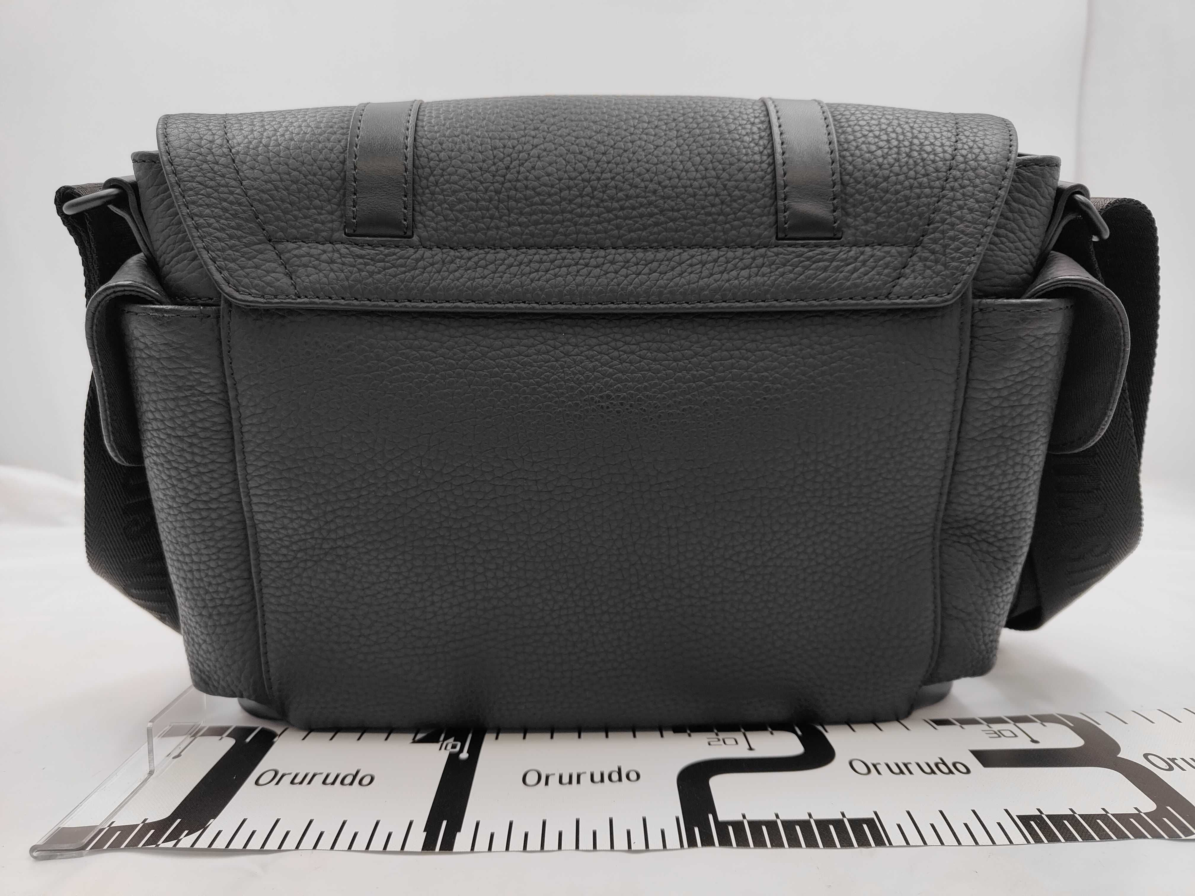 Black Calfskin Monogram Christopher Messenger M58476 Shoulder Bag (ky24874) Shoulder Bag — view 2