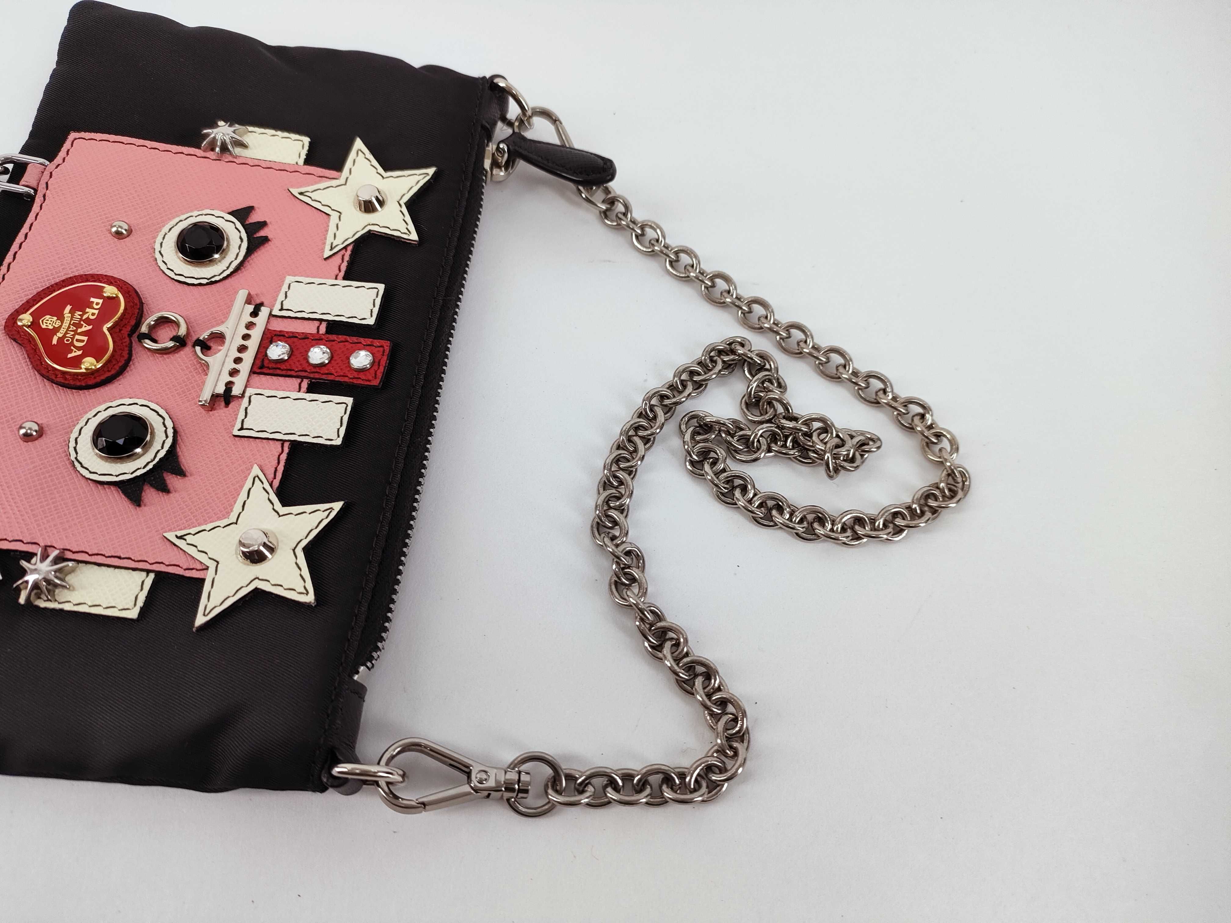 Accessory Pouch, Nylon, Robot Logo Pouch — view 3