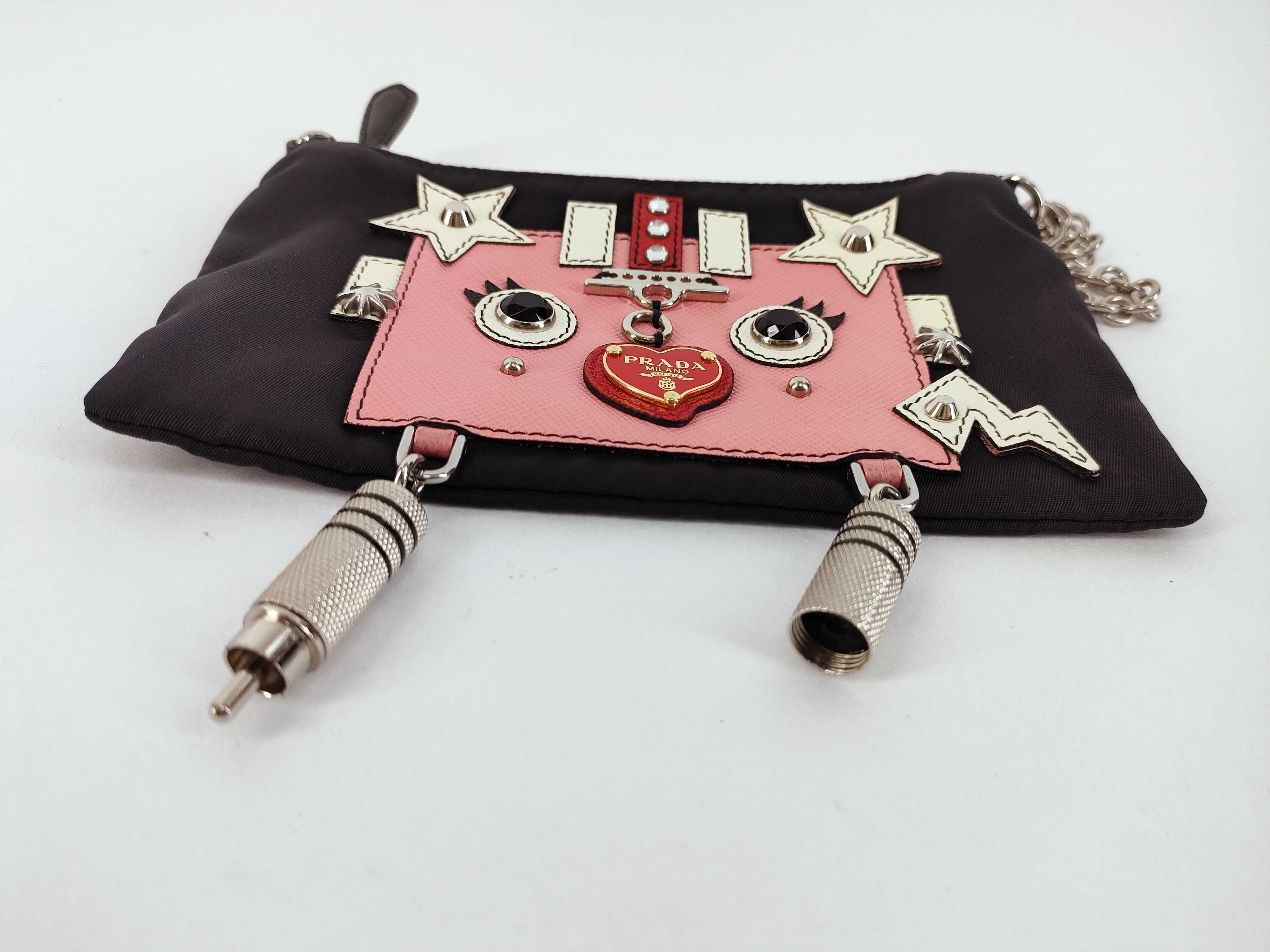 Accessory Pouch, Nylon, Robot Logo Pouch — view 7