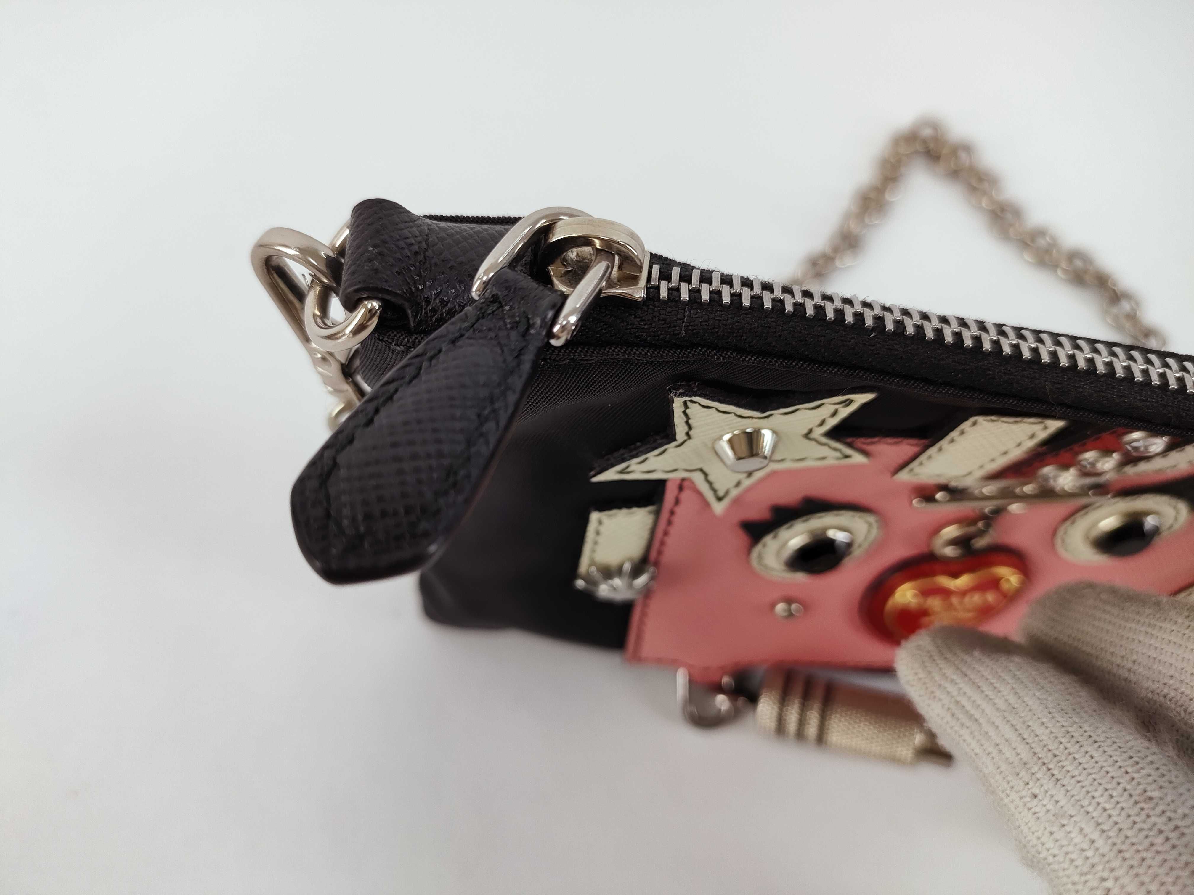 Accessory Pouch, Nylon, Robot Logo Pouch — view 8
