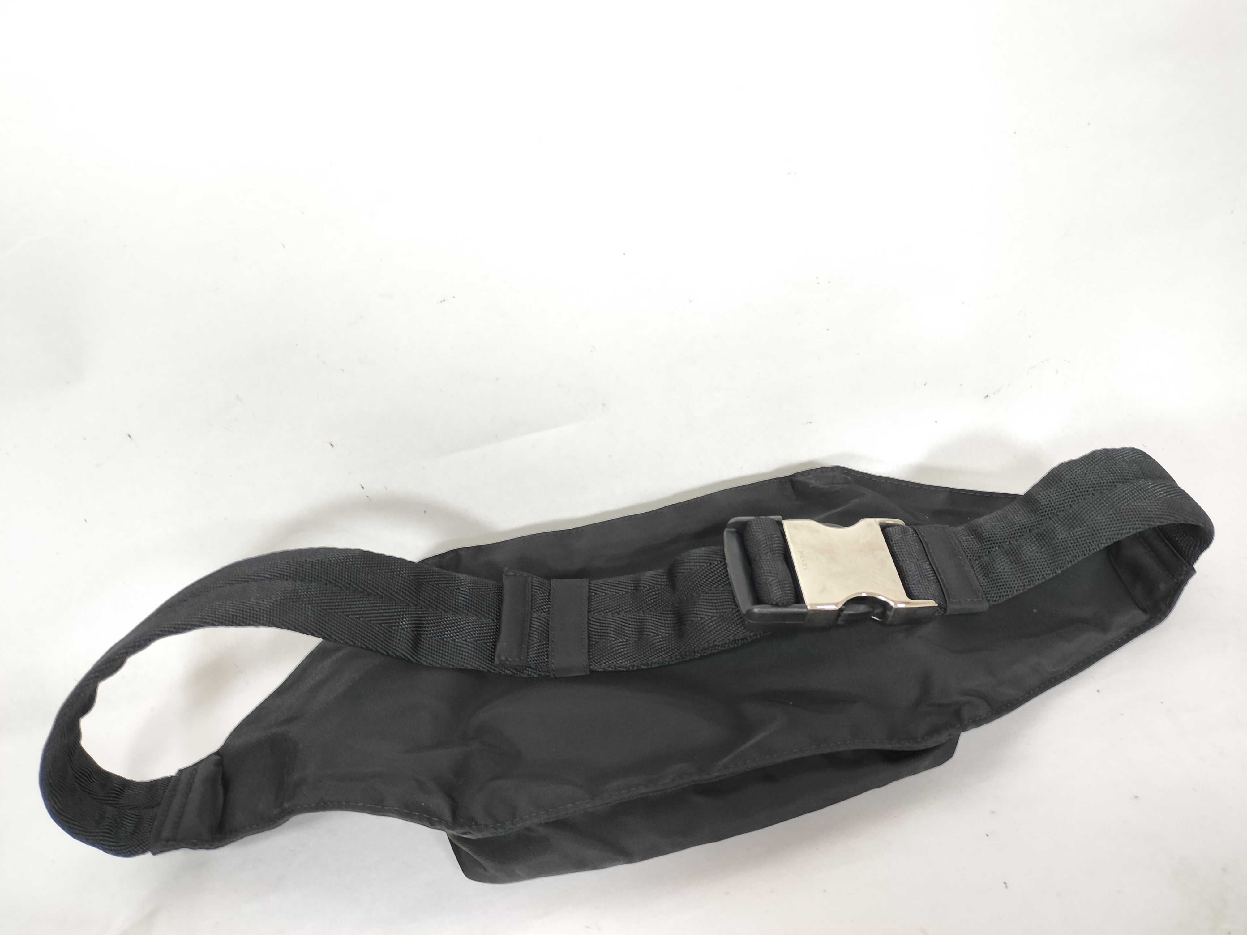 Nylon Prada Waist Pouch Black Waist Bag — view 3