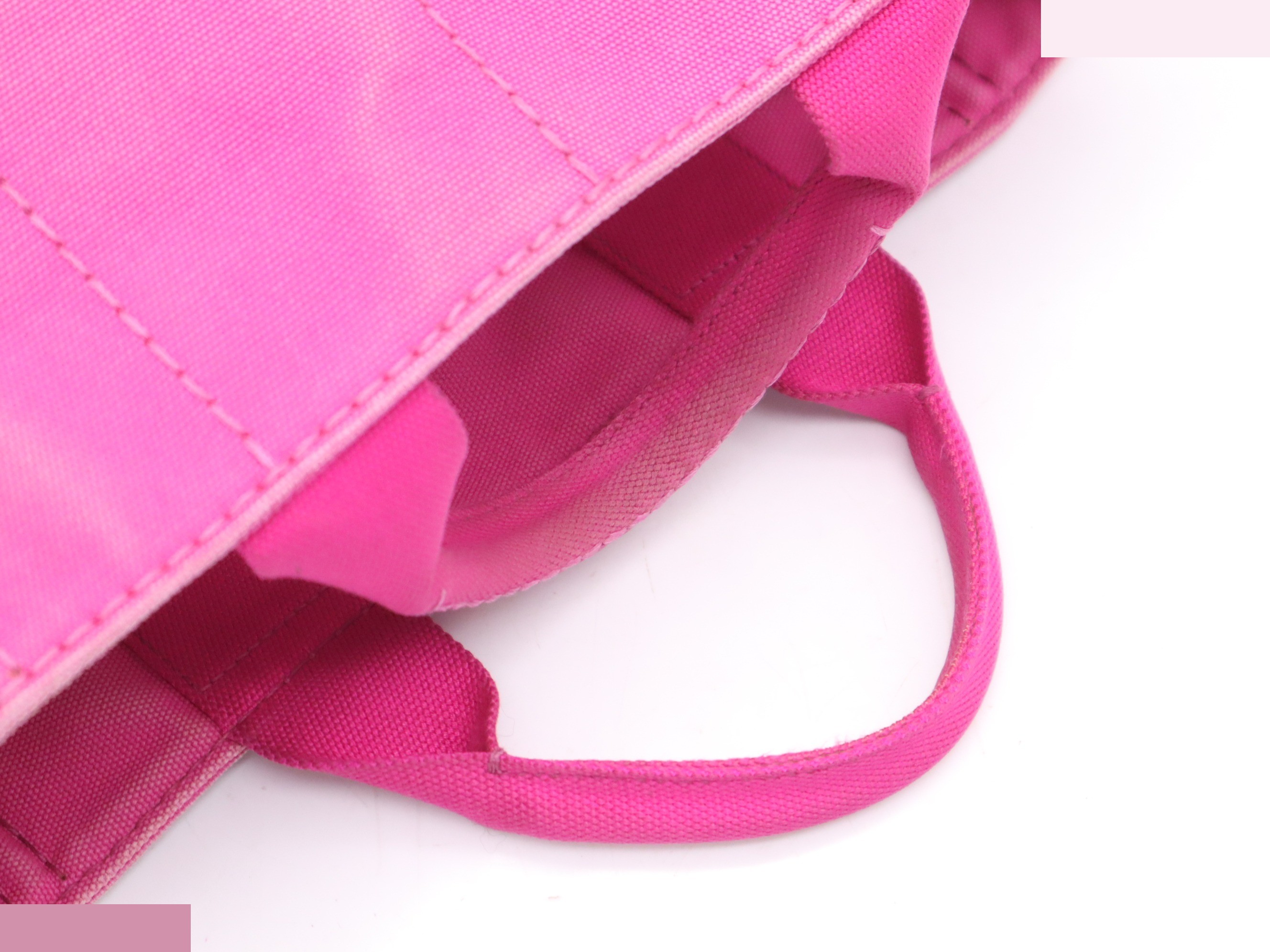 Canvas Canapa Tote Bag, with Guarantee Card, Pink — view 6