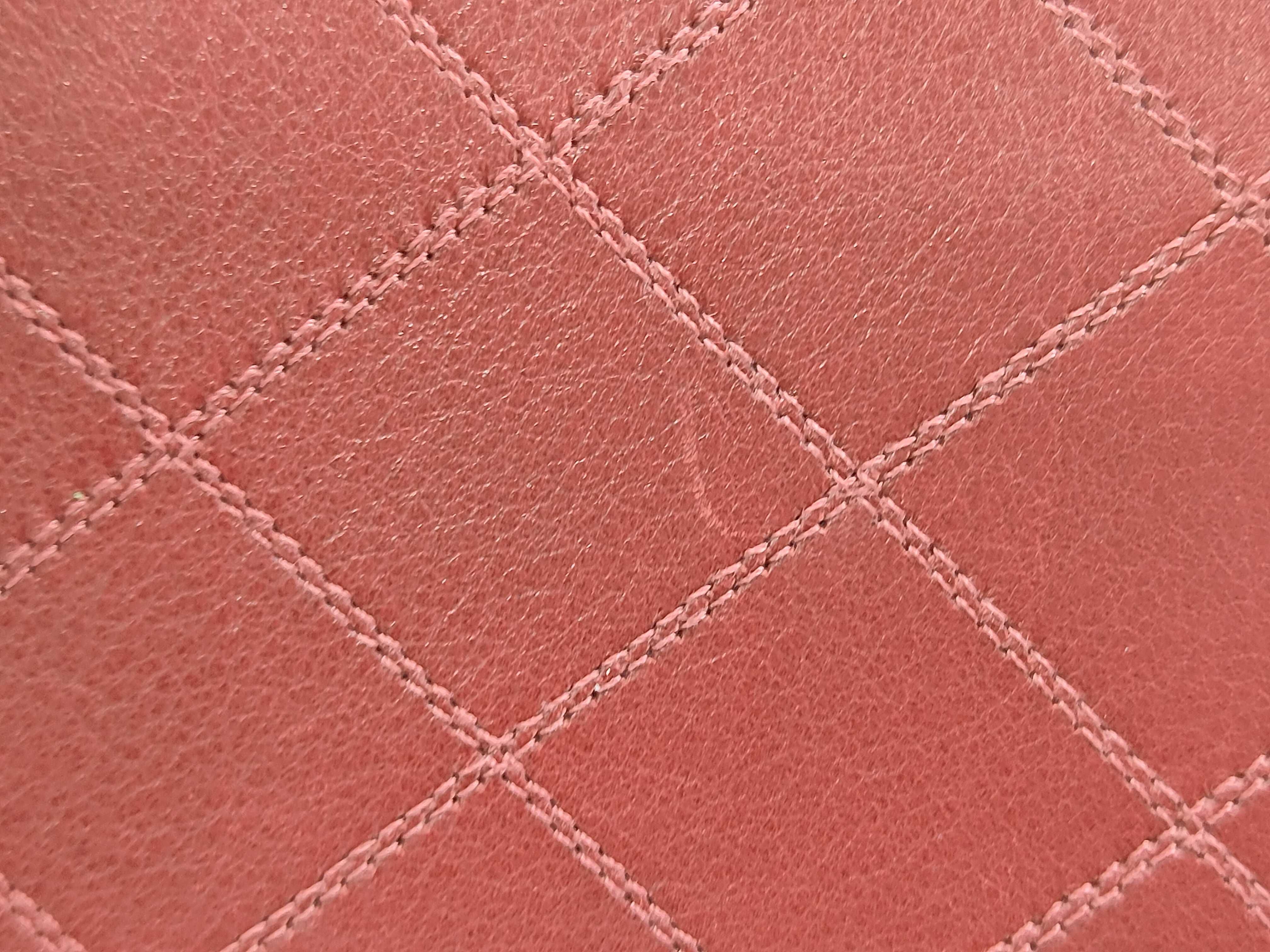 Matelassé Lambskin Clutch Bag with Gold and Silver Hardware — view 11