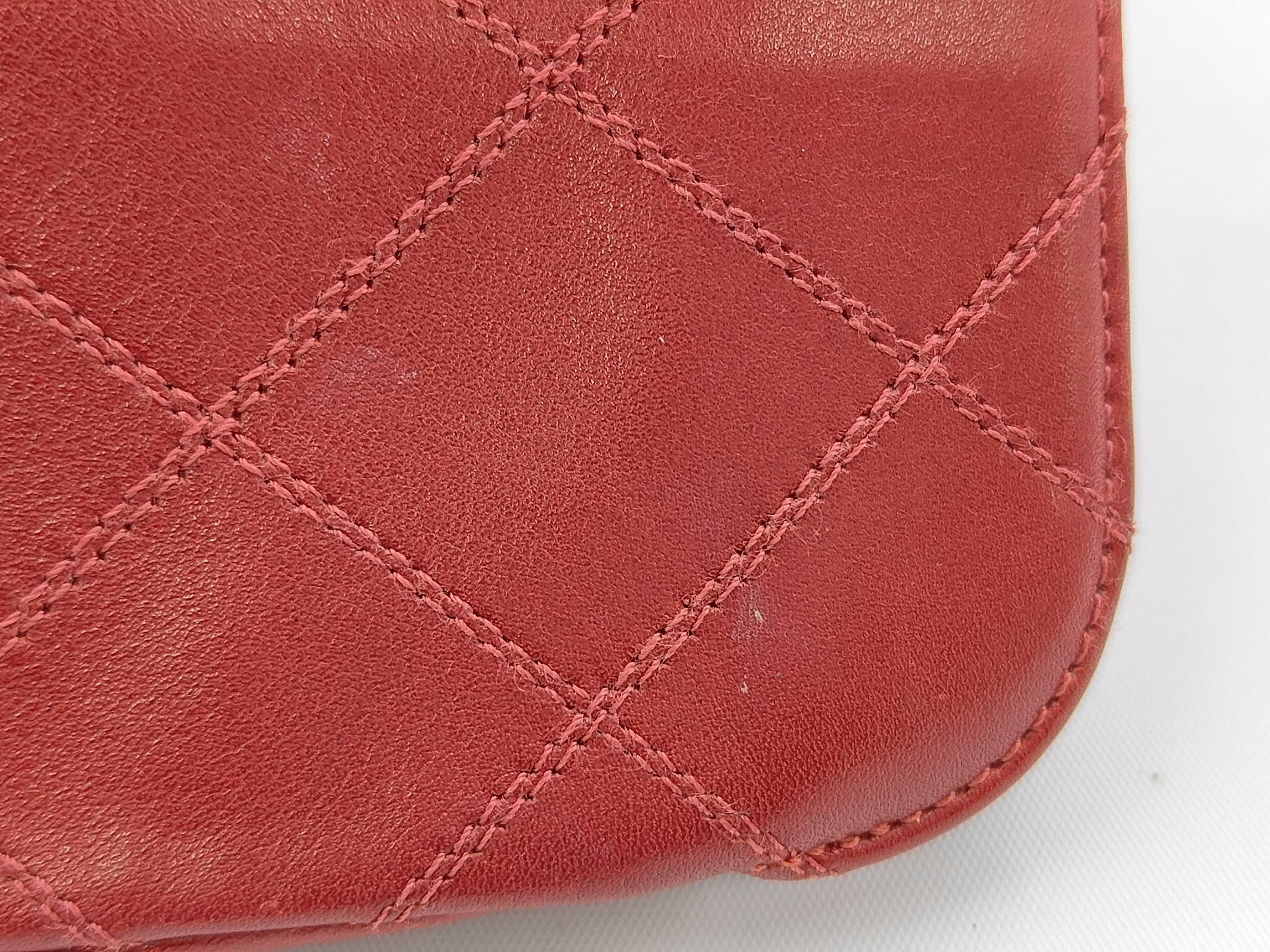 Matelassé Lambskin Clutch Bag with Gold and Silver Hardware — view 12