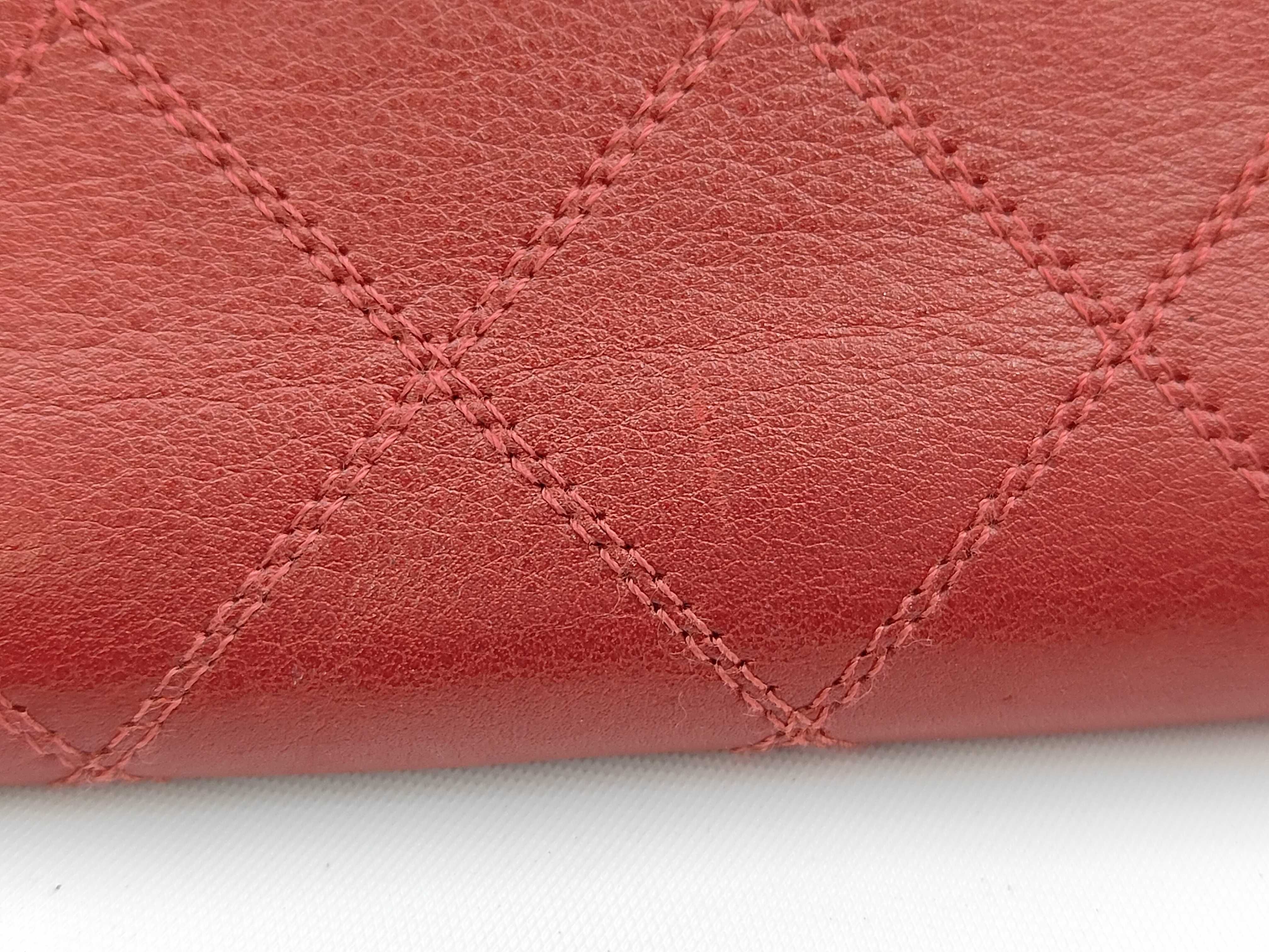 Matelassé Lambskin Clutch Bag with Gold and Silver Hardware — view 13