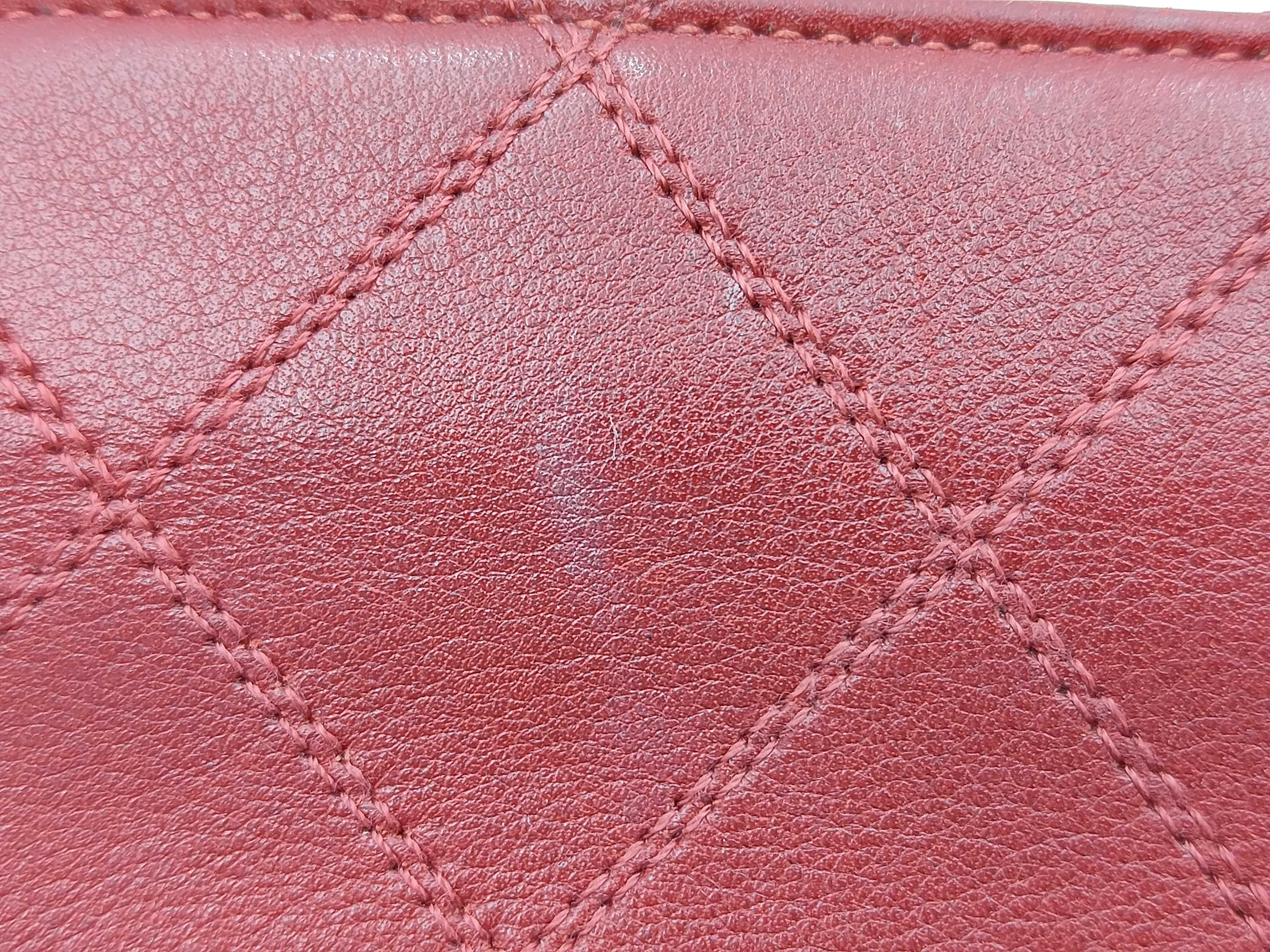 Matelassé Lambskin Clutch Bag with Gold and Silver Hardware — view 9