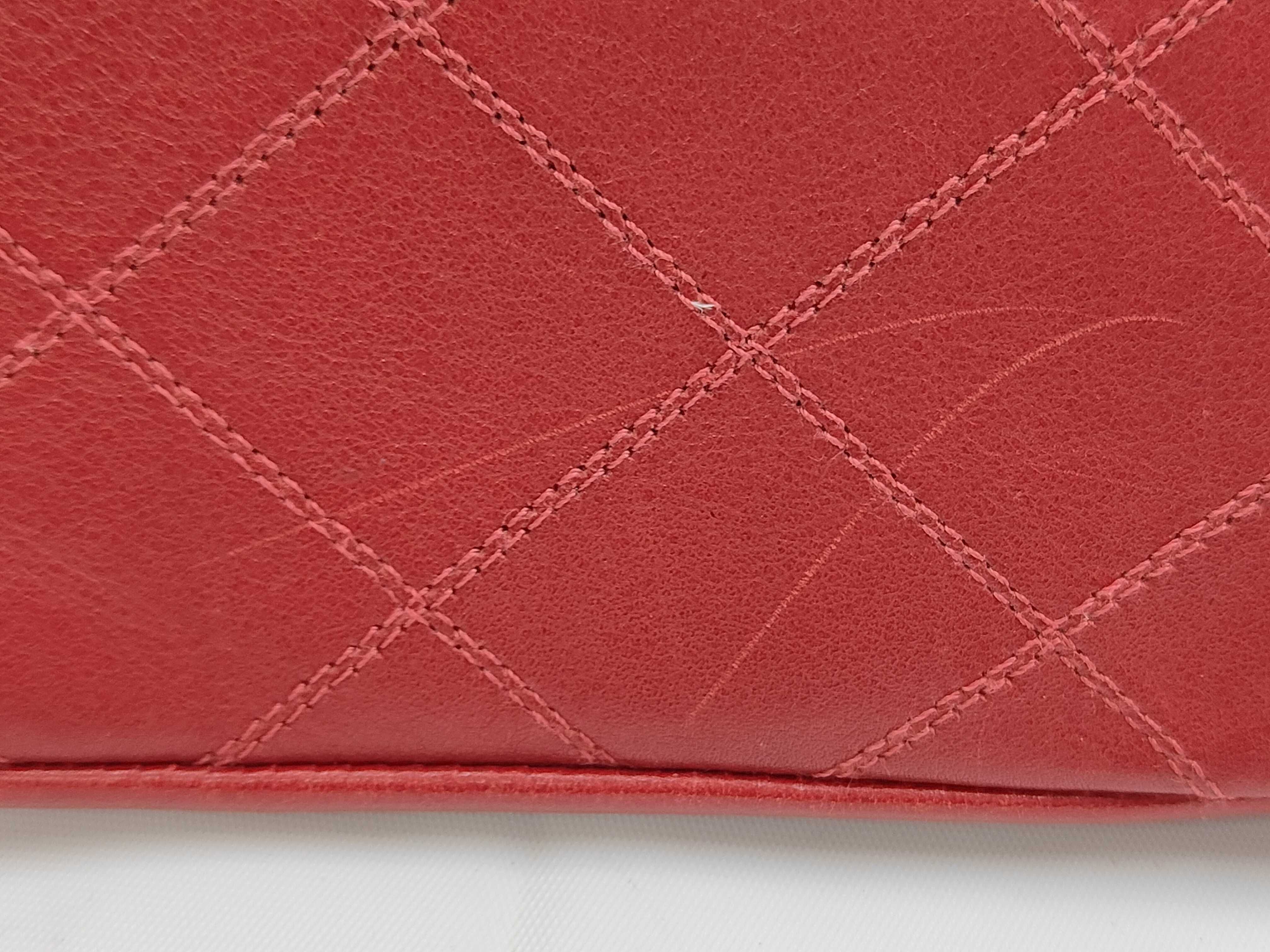 Matelassé Lambskin Clutch Bag with Gold and Silver Hardware — view 10