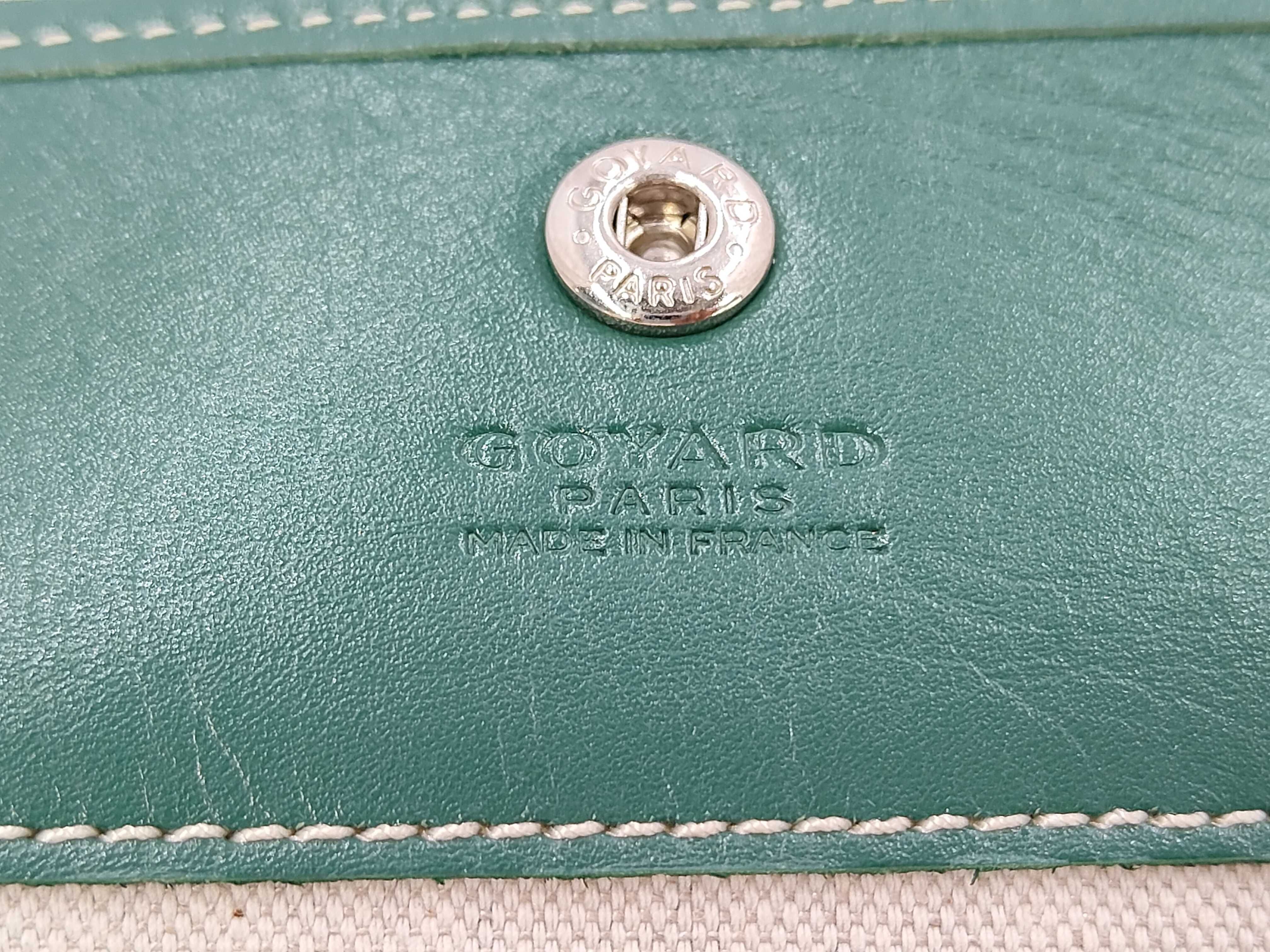 PM PVC x Leather Tote Bag, Green Tote Bag — view 9